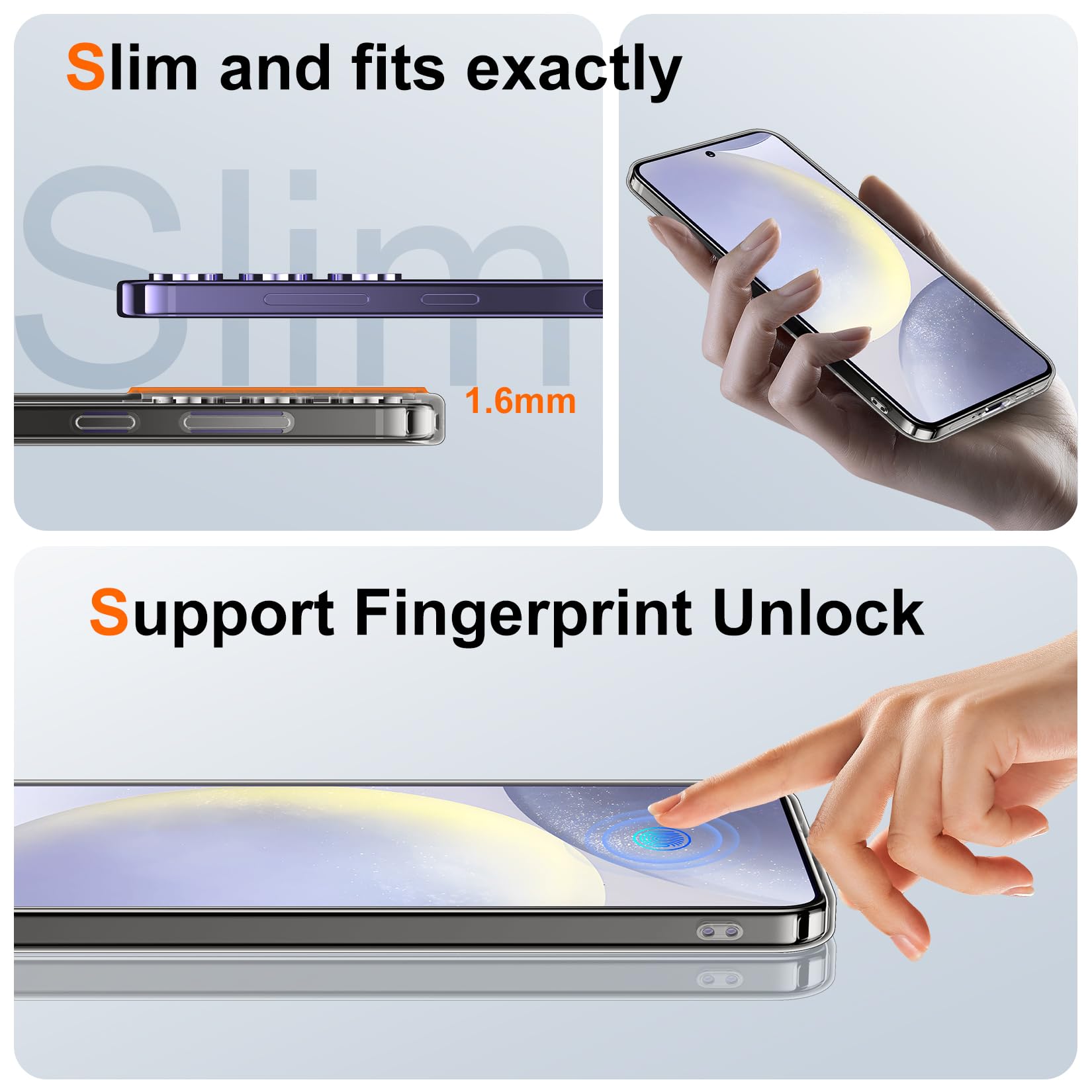 Foto 7 | Funda De Teléfono Temdan Diseñada Para Samsung Galaxy S24 De 6.2 Pulgadas - Venta Internacional.