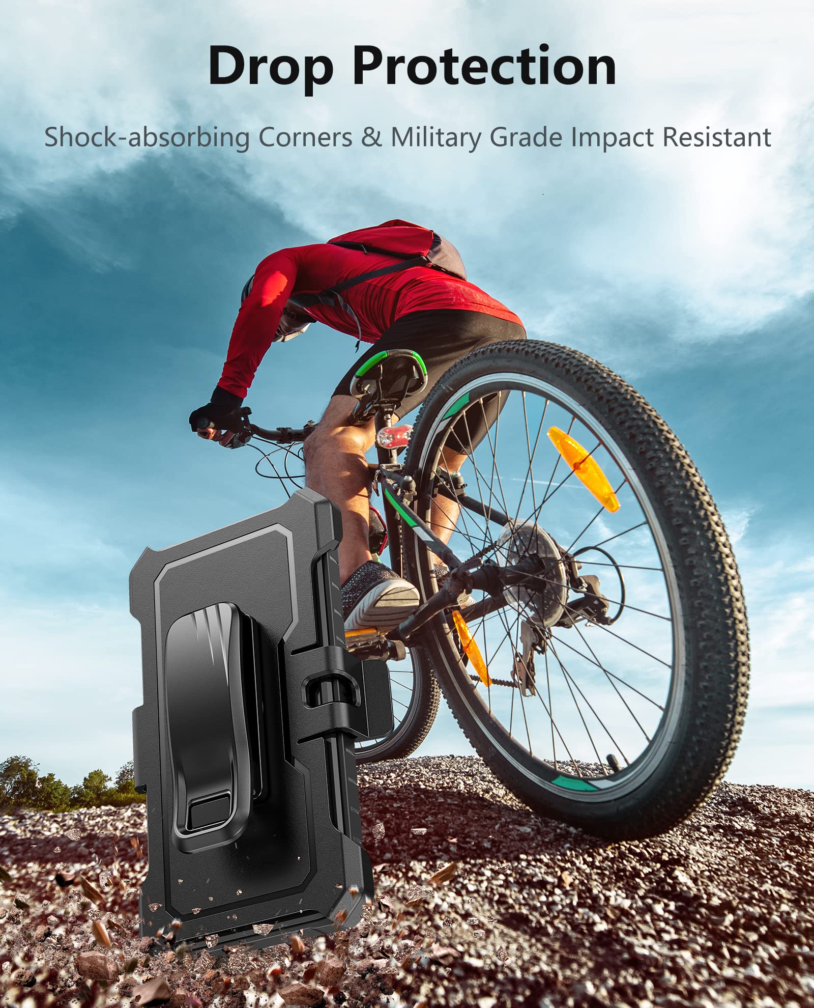 Foto 8 pulgar | Funda Protectora Fntcase Para Samsung Galaxy S22 Con Soporte - Venta Internacional.