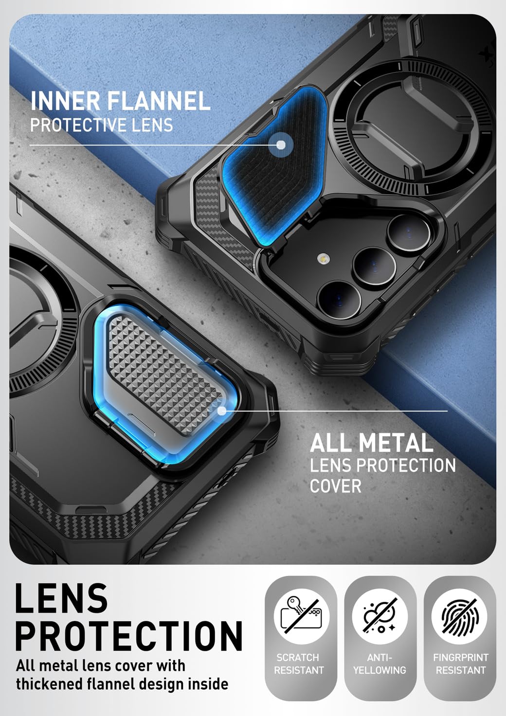 Foto 8 pulgar | Funda De Teléfono I-blason Armorbox Para Samsung Galaxy S24 6.2 Negra - Venta Internacional.