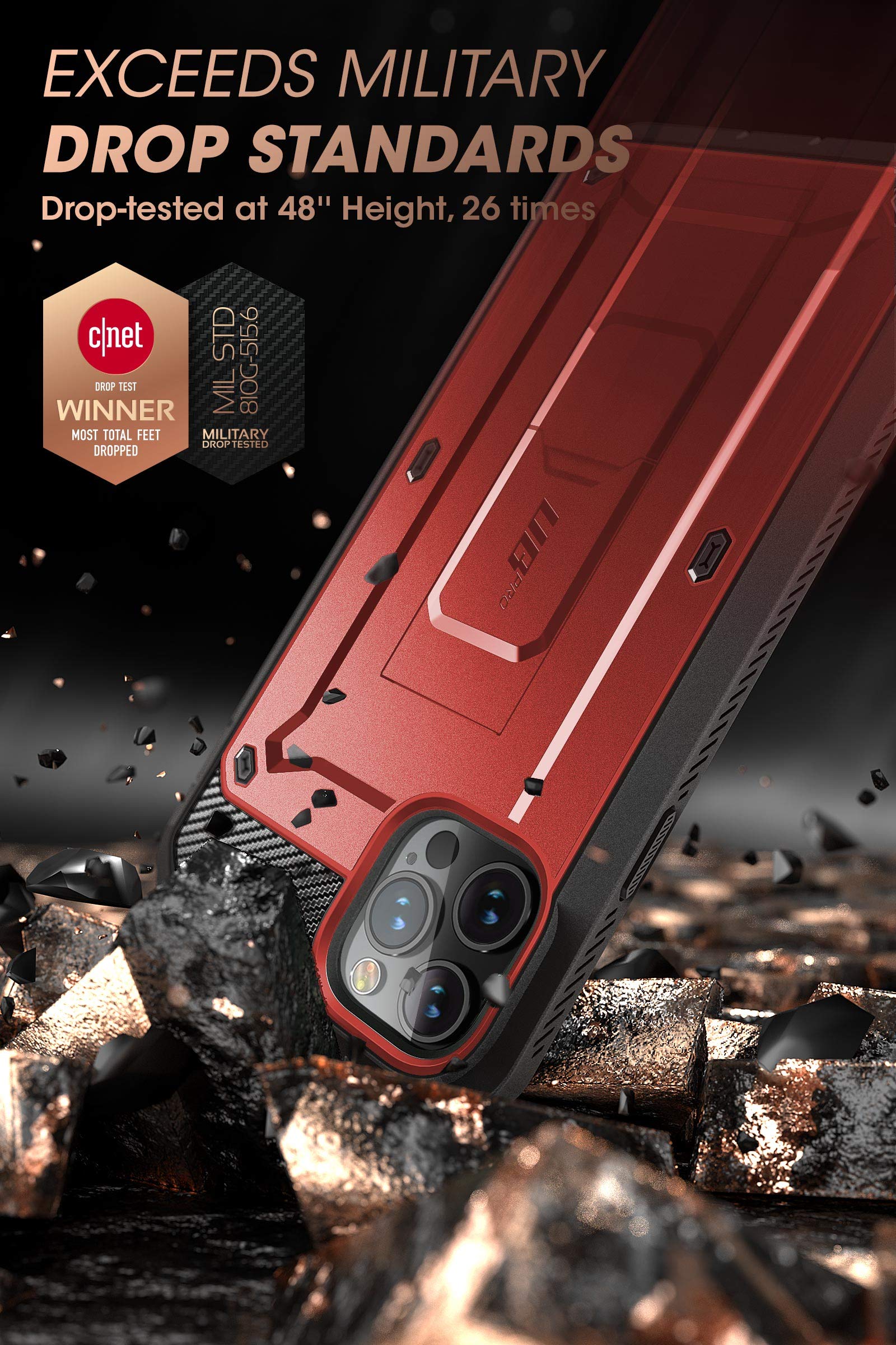 Foto 4 pulgar | Funda De Teléfono Supcase Unicorn Beetle Pro Para Iphone 13 Pro - Venta Internacional.