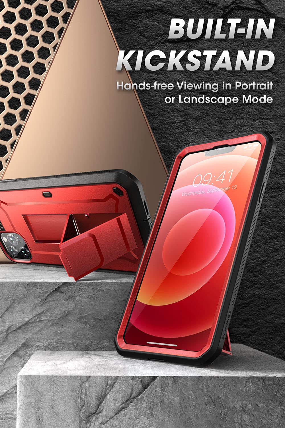 Foto 4 | Funda De Teléfono Supcase Unicorn Beetle Pro Para Iphone 13 Pro - Venta Internacional.
