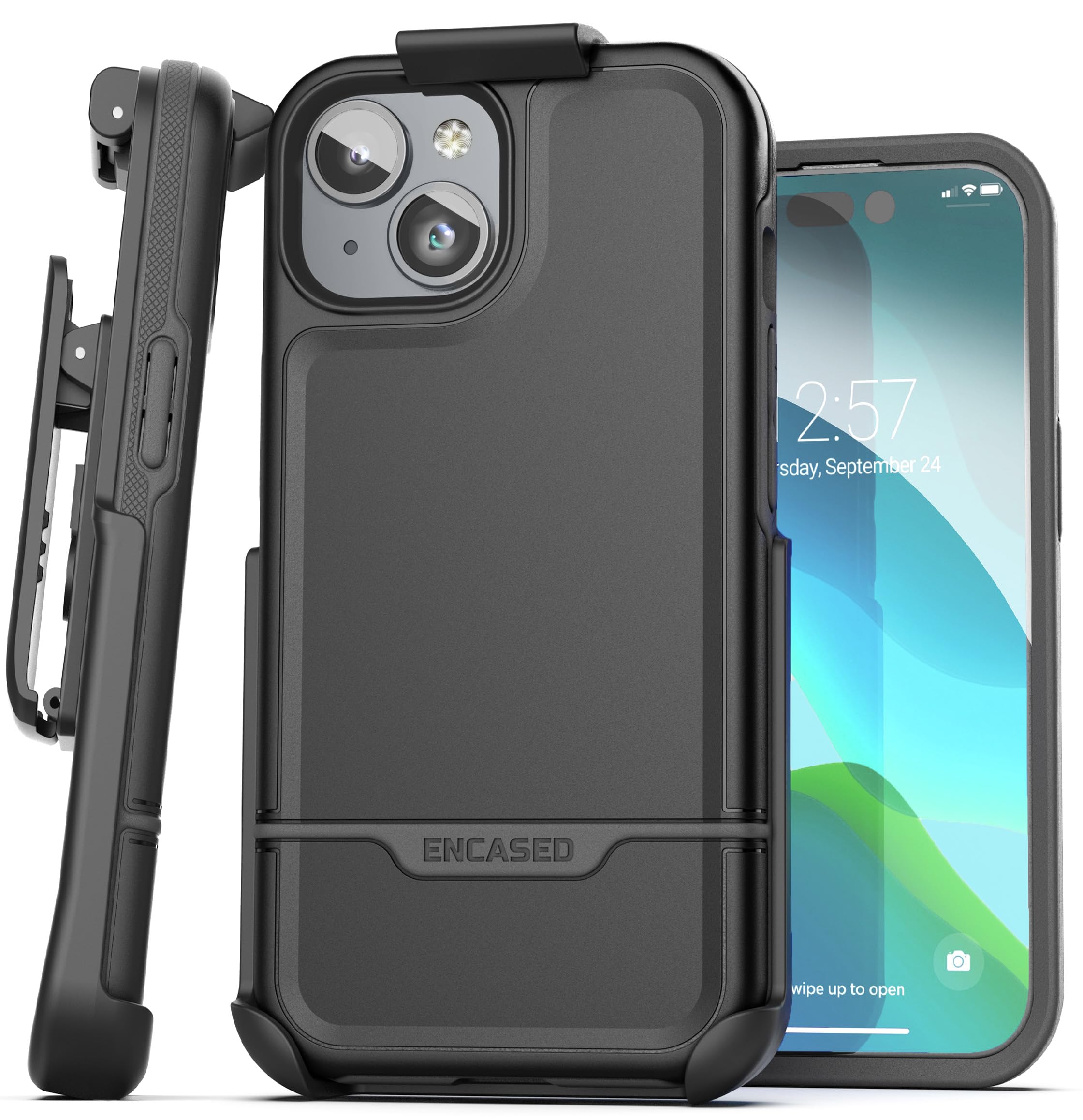Foto 2 pulgar | Funda Protectora Con Cinturón Para Iphone 15 [serie Rebel] - Venta Internacional.
