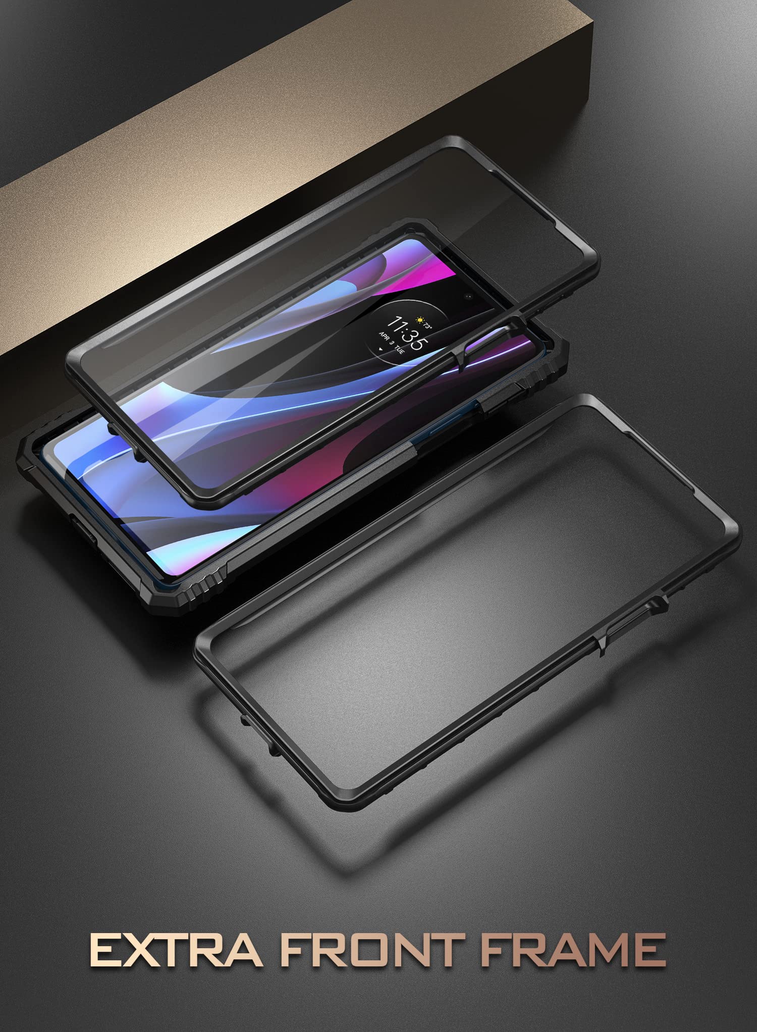 Foto 5 | Funda Poetic Revolution Para Moto Edge Plus 5g 6.7 (2022) - Venta Internacional.