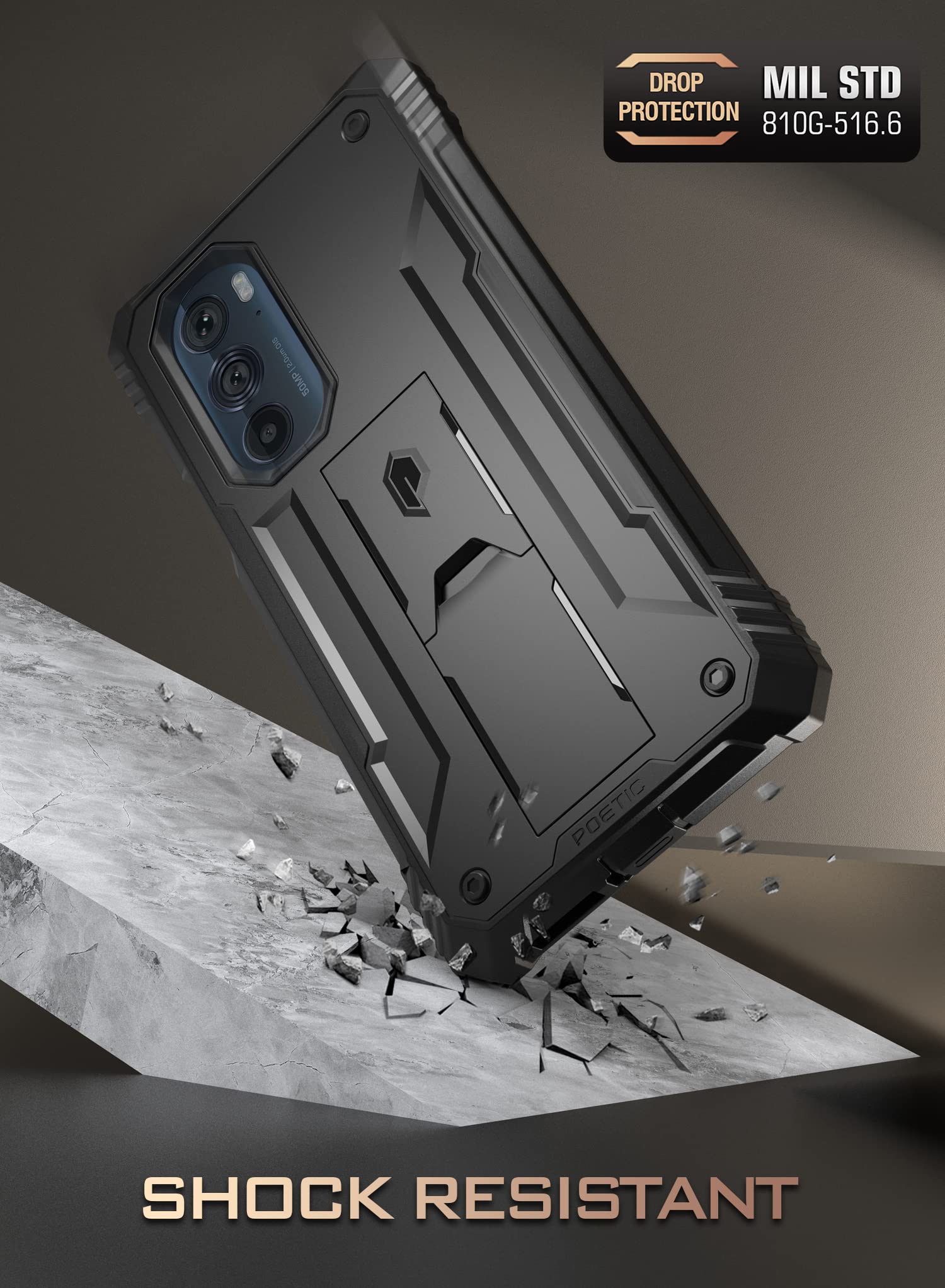 Foto 6 | Funda Poetic Revolution Para Moto Edge Plus 5g 6.7 (2022) - Venta Internacional.