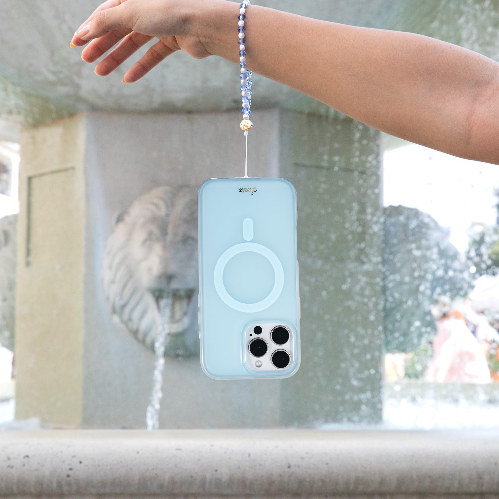 Foto 7 pulgar | Funda De Teléfono Sonix Jelly Sky Blue Para Iphone 16 Pro Con Magsafe - Venta Internacional.
