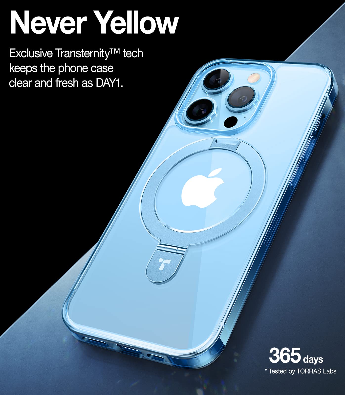 Foto 5 | Funda Torras Magnetic Upro™ Ostand Para Iphone 13 Pro Max Azul - Venta Internacional.