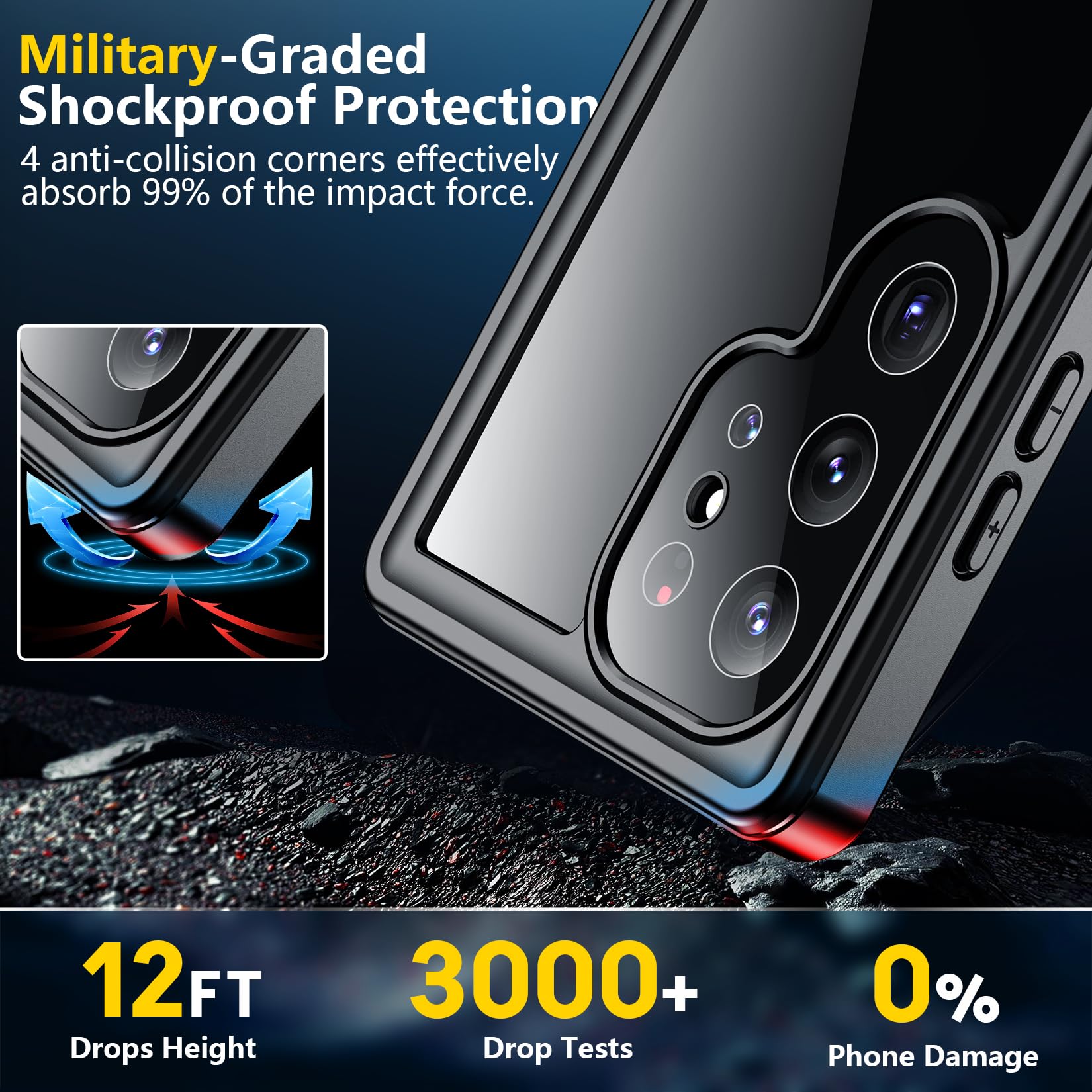 Foto 6 | Funda De Teléfono Spidercase Impermeable Para Samsung Galaxy S24 Ultra - Venta Internacional.