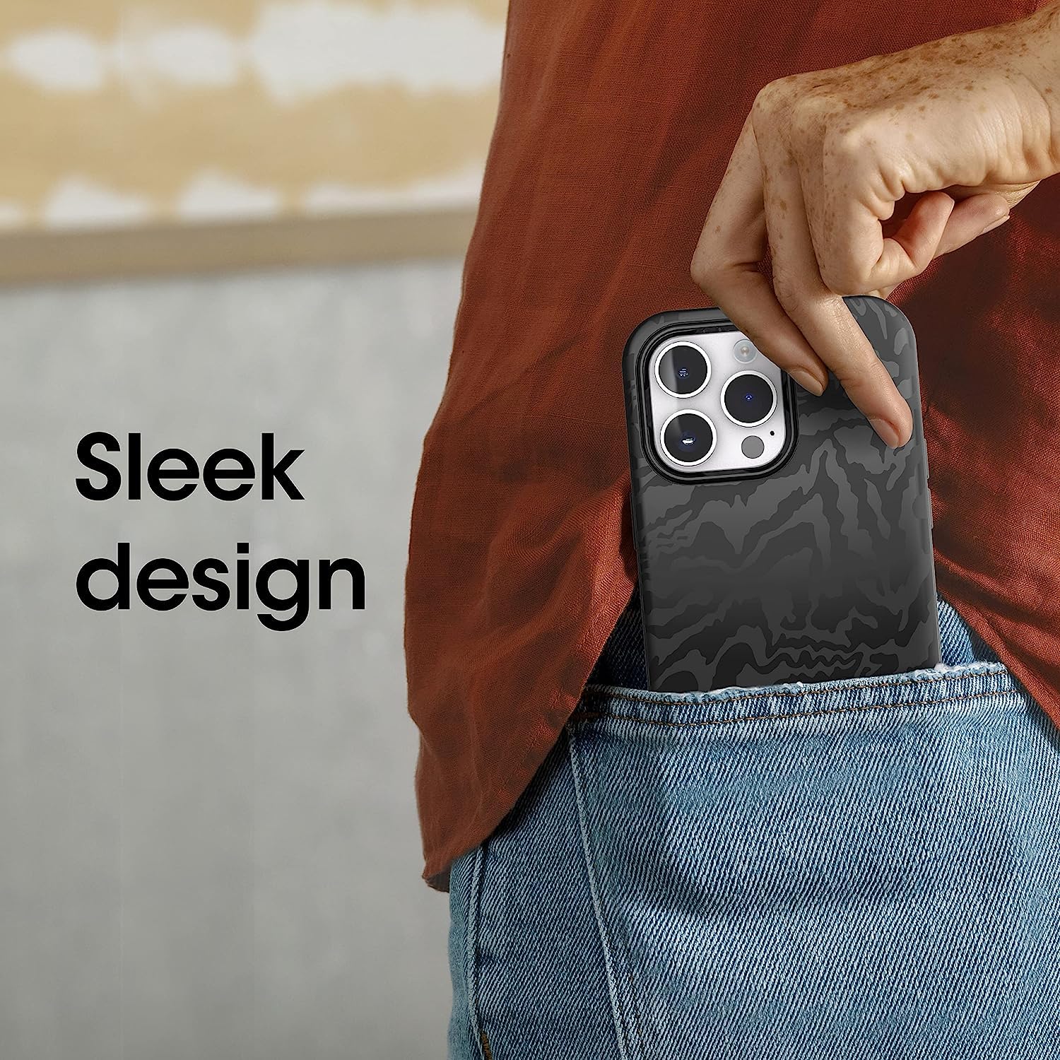 Foto 7 | Funda Para Teléfono Otterbox Symmetry Clear Series+ Con Magsafe Para Iphone 14 Pro Max - Venta Internacional.