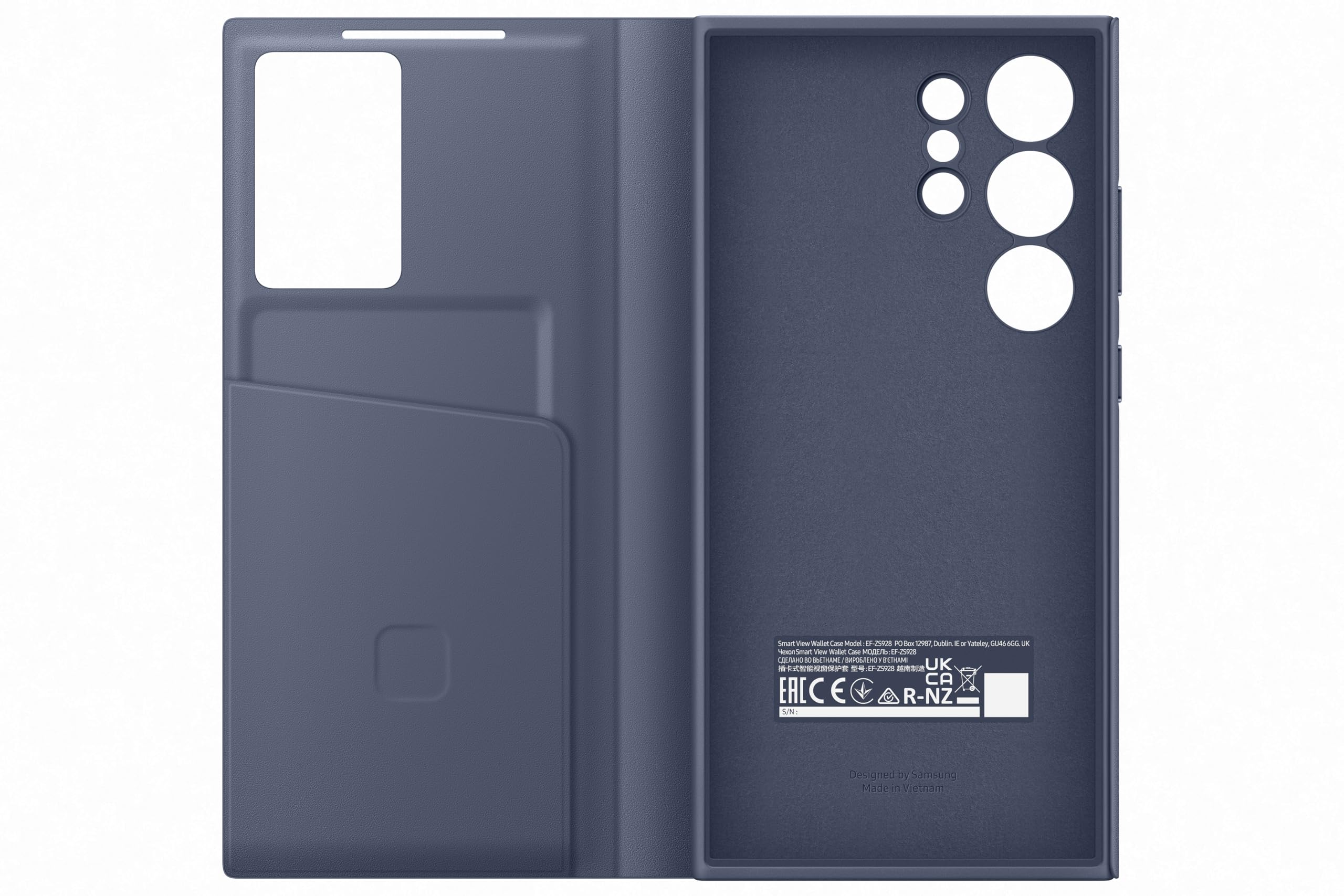 Foto 5 pulgar | Funda Tipo Cartera Smart View Para Samsung Galaxy S24 Ultra Violet - Venta Internacional.