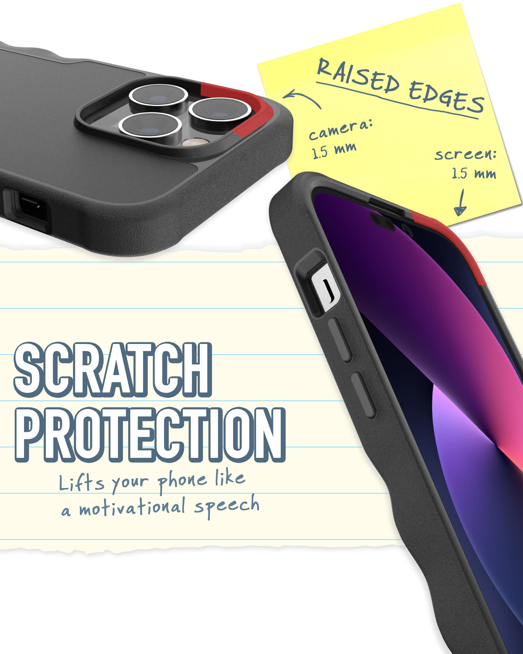 Foto 4 pulgar | Funda Magnética Protectora Smartish Gripzilla Para Iphone 14 Pro - Venta Internacional.