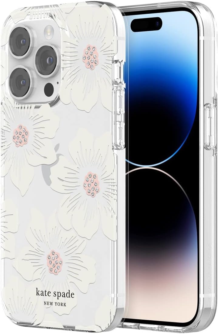 Foto 2 pulgar | Funda De Teléfono Kate Spade New York Hollyhock Floral Para Iphone 14 Pro - Venta Internacional.