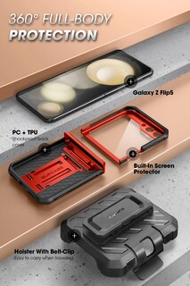 Foto 4 | Funda De Teléfono Supcase Unicorn Beetle Pro Para Samsung Galaxy Z Flip 5 - Venta Internacional.