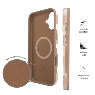 Foto 6 | Funda De Teléfono Velvet Caviar A Cuadros Para Iphone 16 Plus Nude - Venta Internacional.