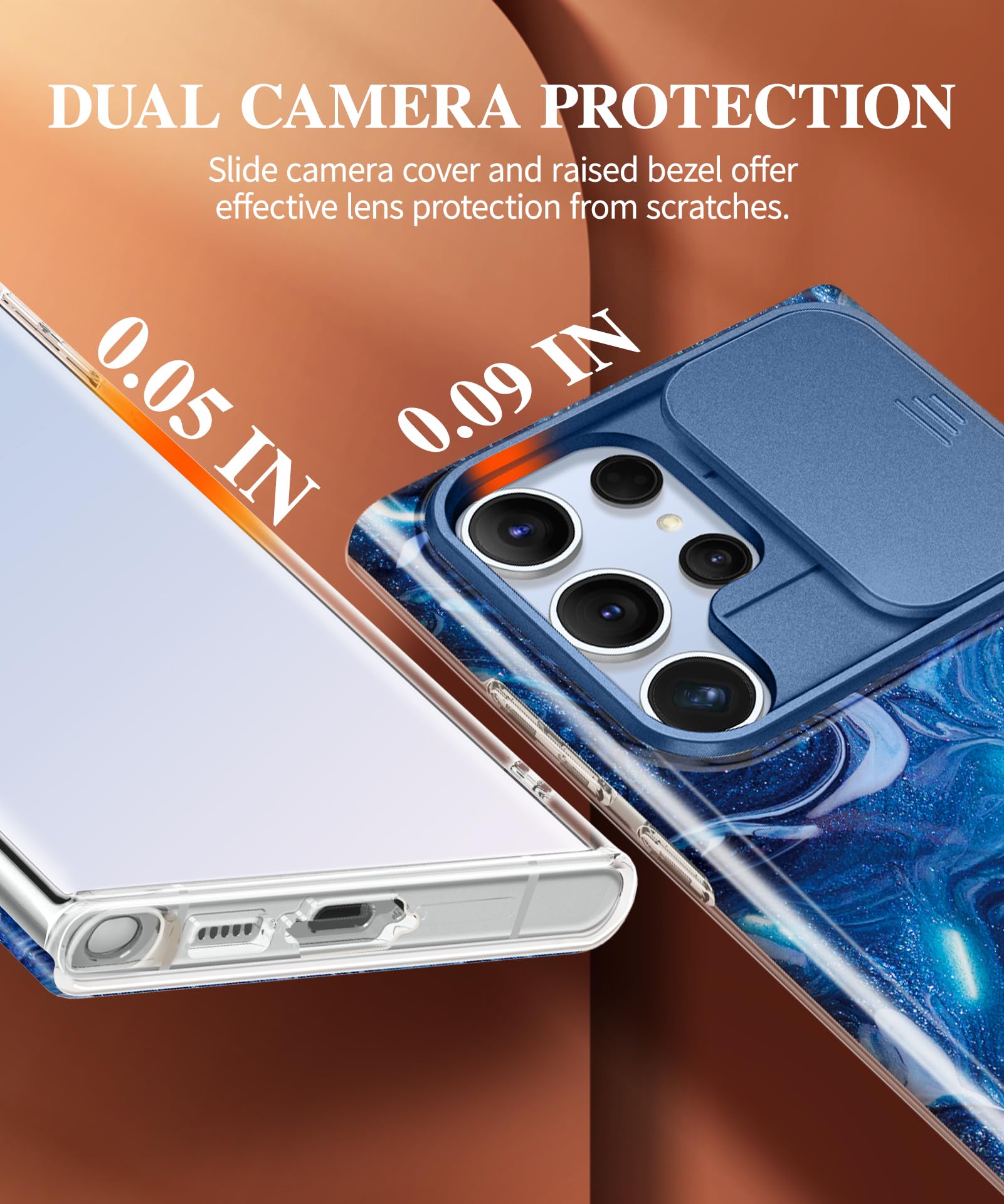 Foto 4 pulgar | Funda De Teléfono Gviewin Para Samsung Galaxy S23 Ultra 5g 6.8 - Venta Internacional.