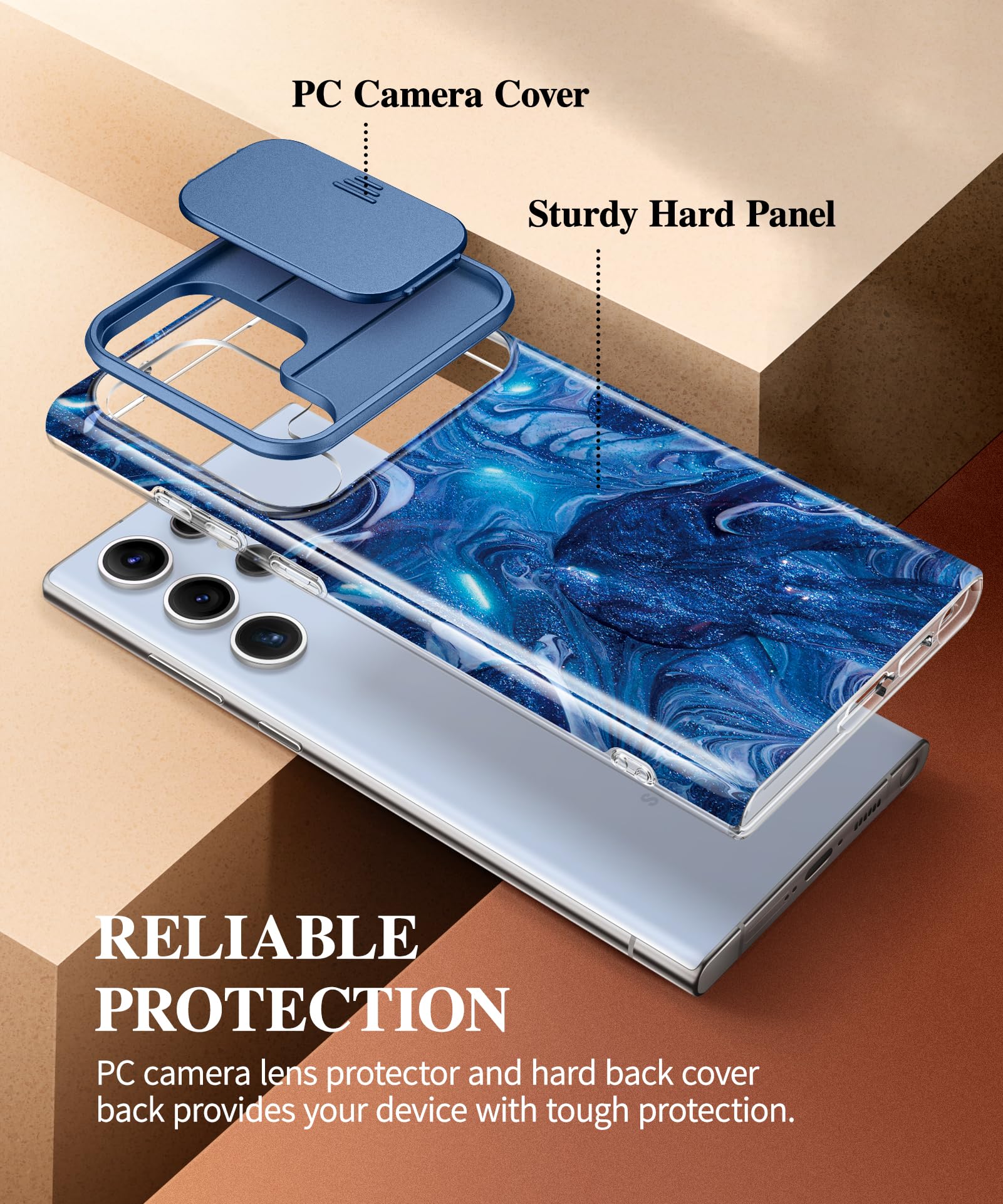Foto 6 pulgar | Funda De Teléfono Gviewin Para Samsung Galaxy S23 Ultra 5g 6.8 - Venta Internacional.