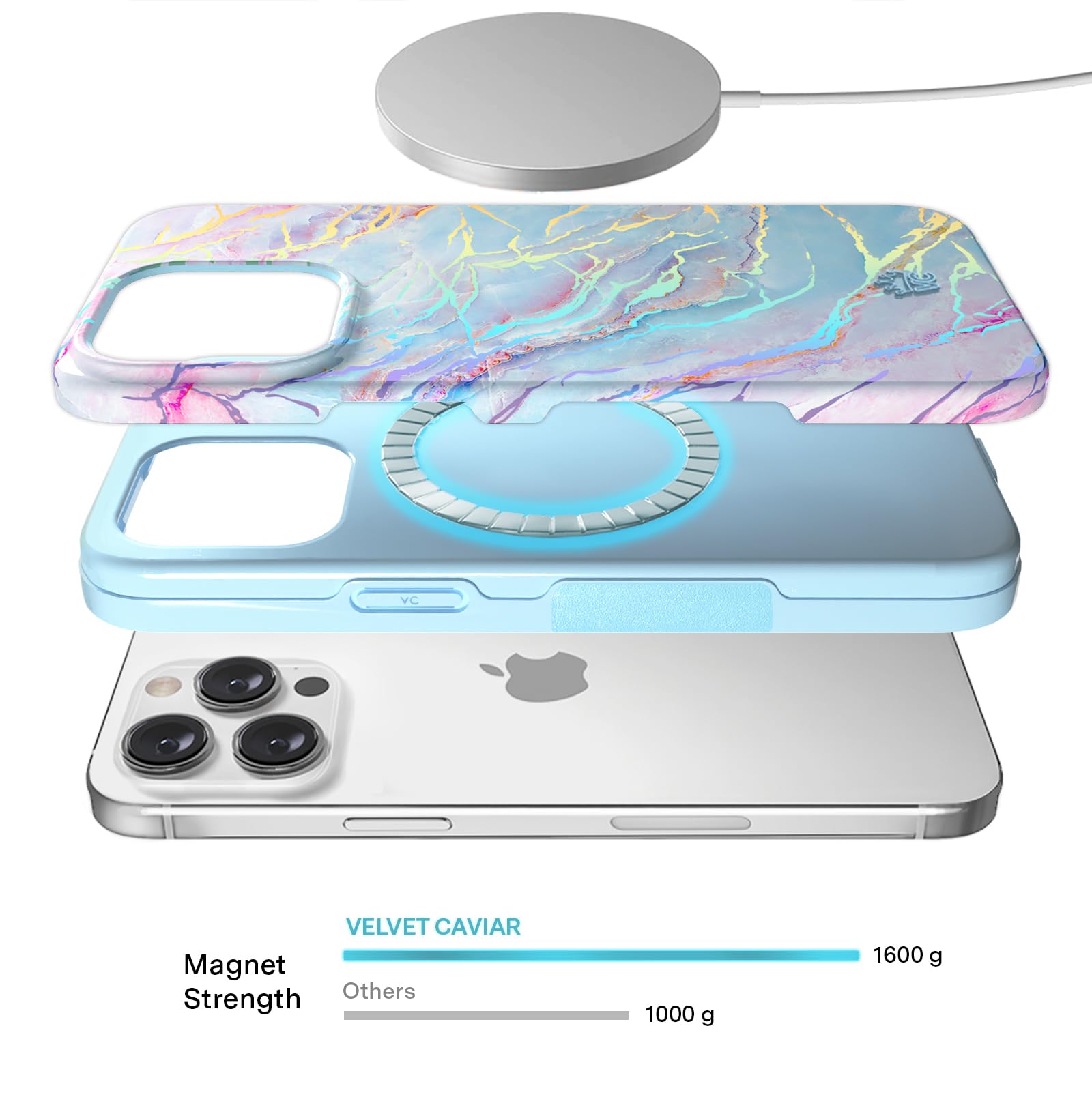 Foto 4 pulgar | Funda De Teléfono Velvet Caviar Compatible Con Iphone 15 Pro Max - Venta Internacional.