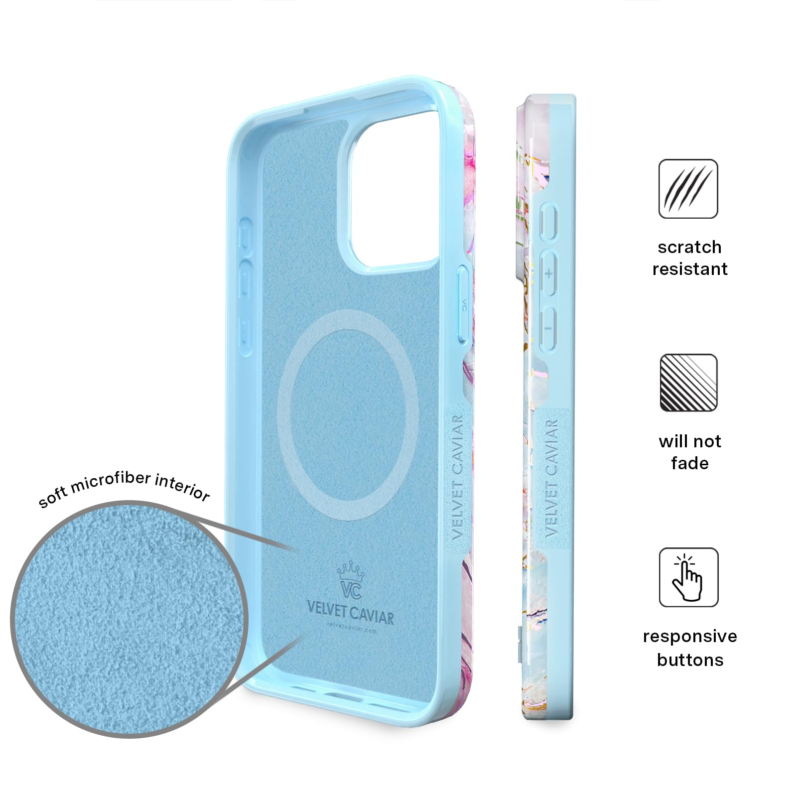 Foto 7 pulgar | Funda De Teléfono Velvet Caviar Compatible Con Iphone 15 Pro Max - Venta Internacional.