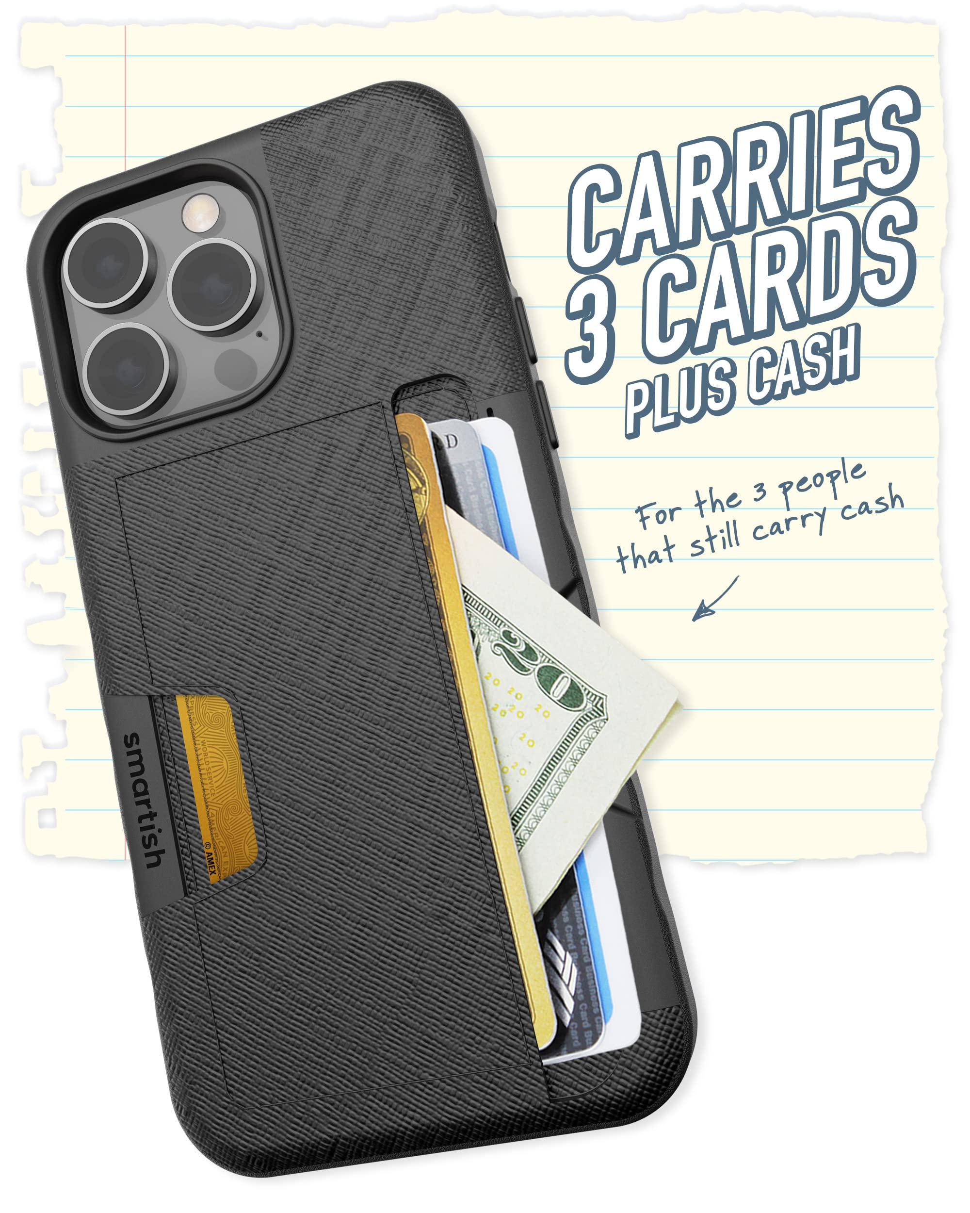 Foto 3 pulgar | Funda Tipo Cartera Smartish Para Iphone 14 Pro Max Wallet Slayer Vol. 2 - Venta Internacional.