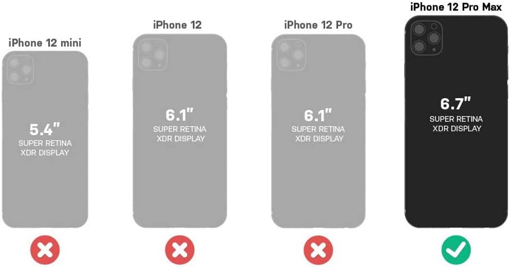 Foto 6 pulgar | Funda Otterbox Defender Series Rugged Para Iphone 12 Pro Max - Venta Internacional.