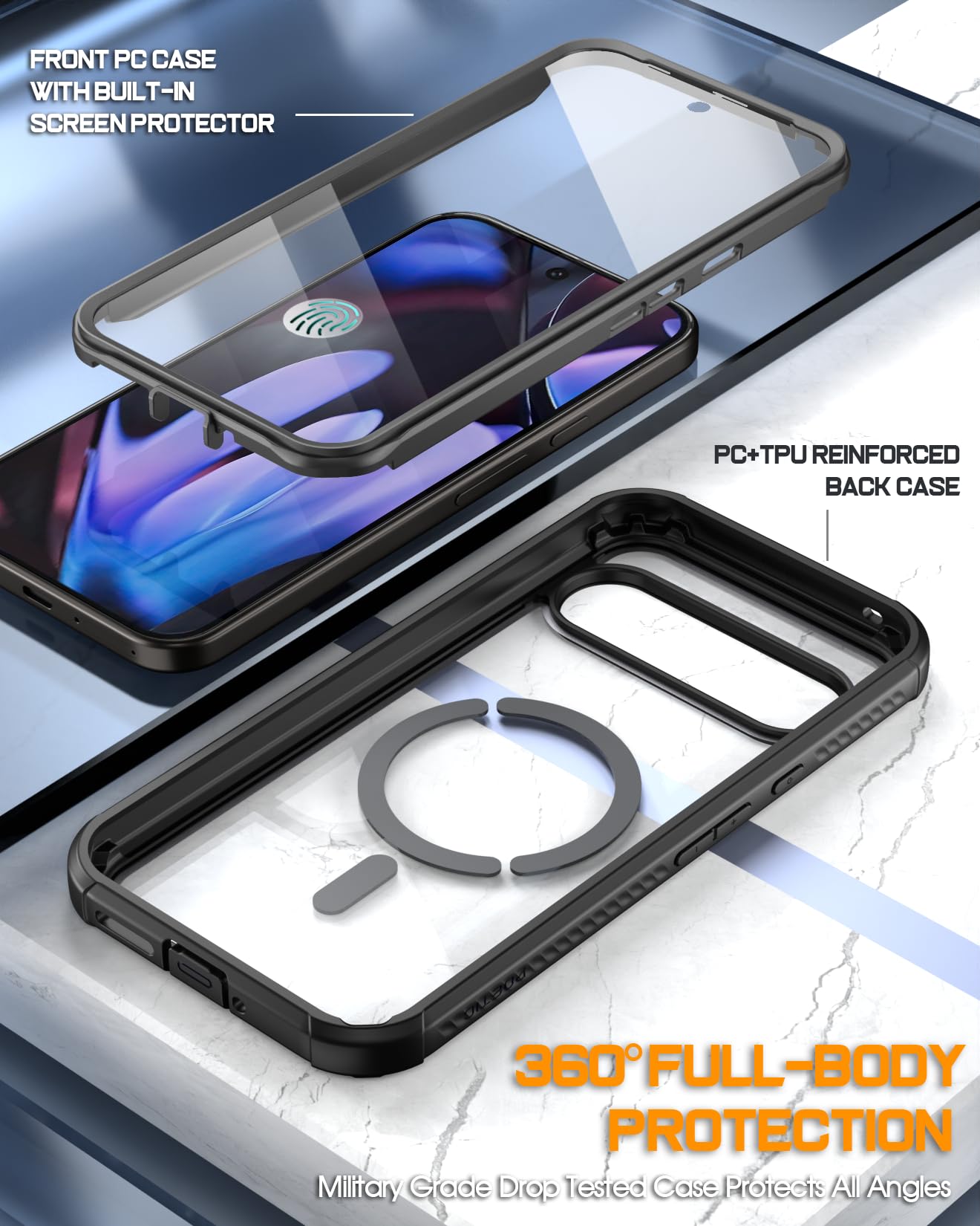 Foto 5 | Funda Poetic Guardian Magpro Para Google Pixel 9/9 Pro 5g - Venta Internacional.