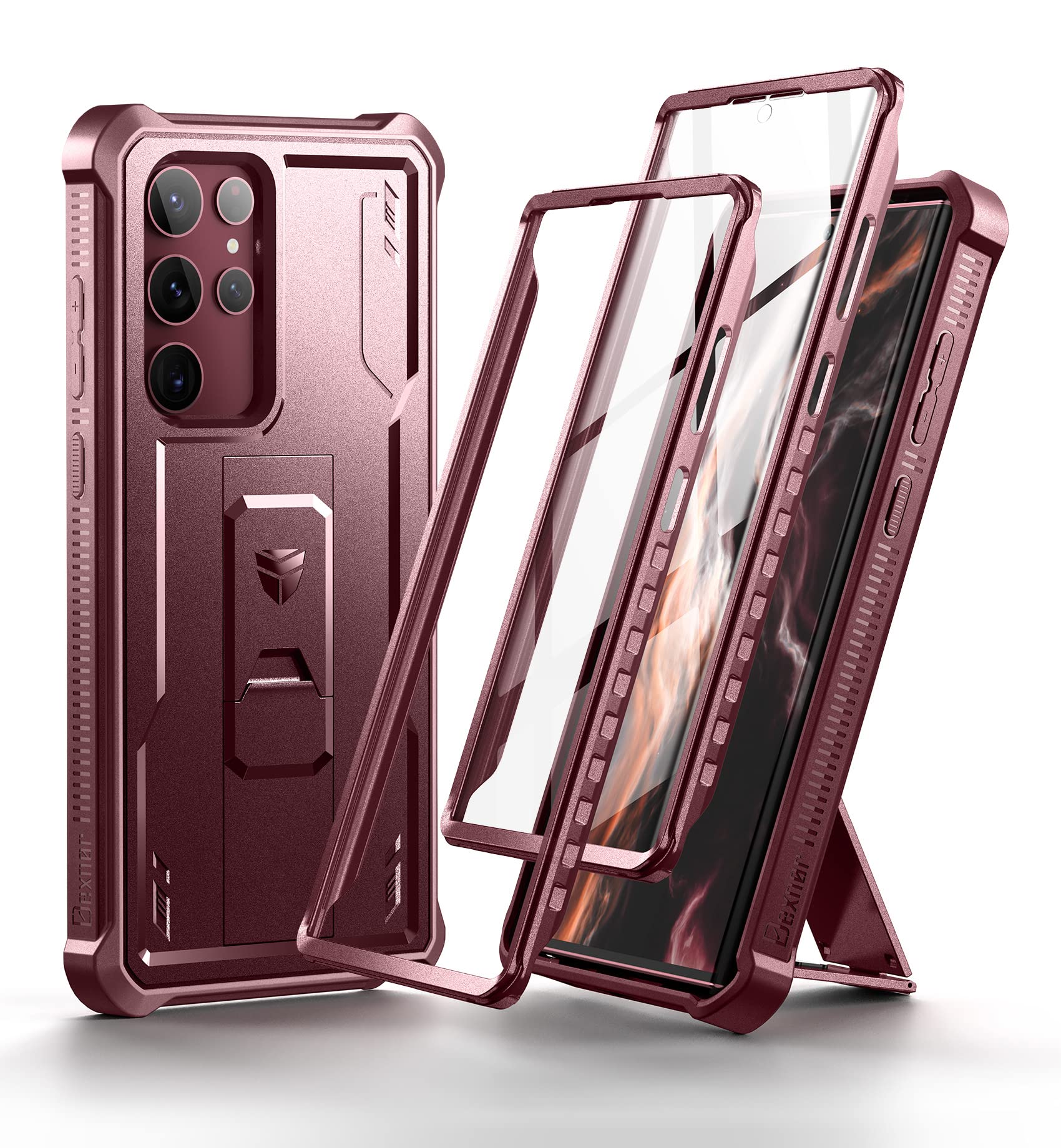 Foto 2 pulgar | Funda Dexnor De Cuerpo Completo Con Protector De Pantalla Para Samsung S22 Ultra - Venta Internacional.
