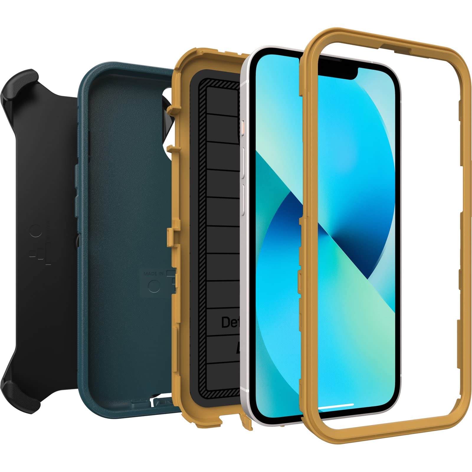 Foto 8 pulgar | Funda Otterbox Defender Series Sin Pantalla Para Iphone 13 Hunter Green - Venta Internacional.