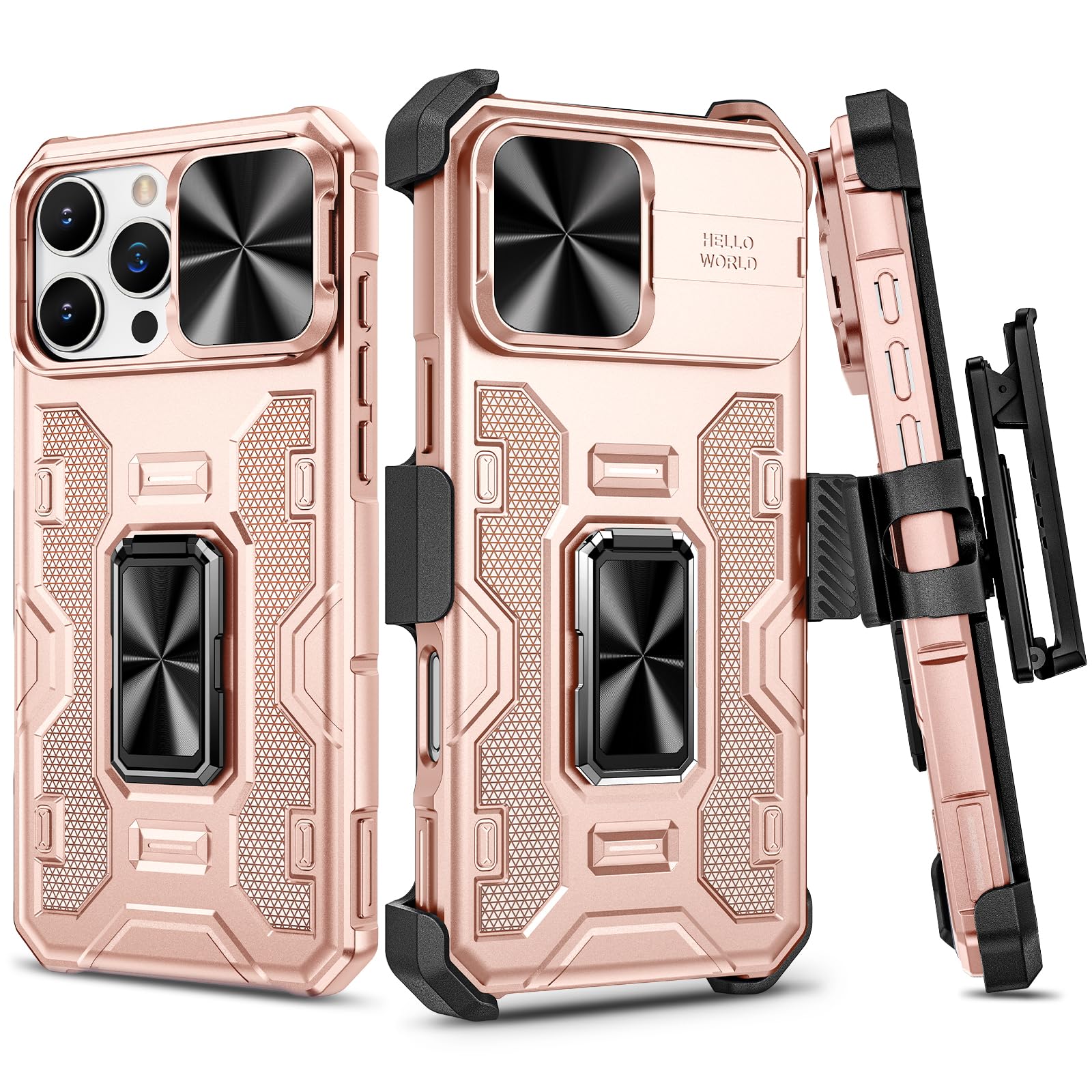 Funda De Teléfono Vego Para Iphone 16 Pro Max Con Clip Para Cinturón - Venta Internacional.