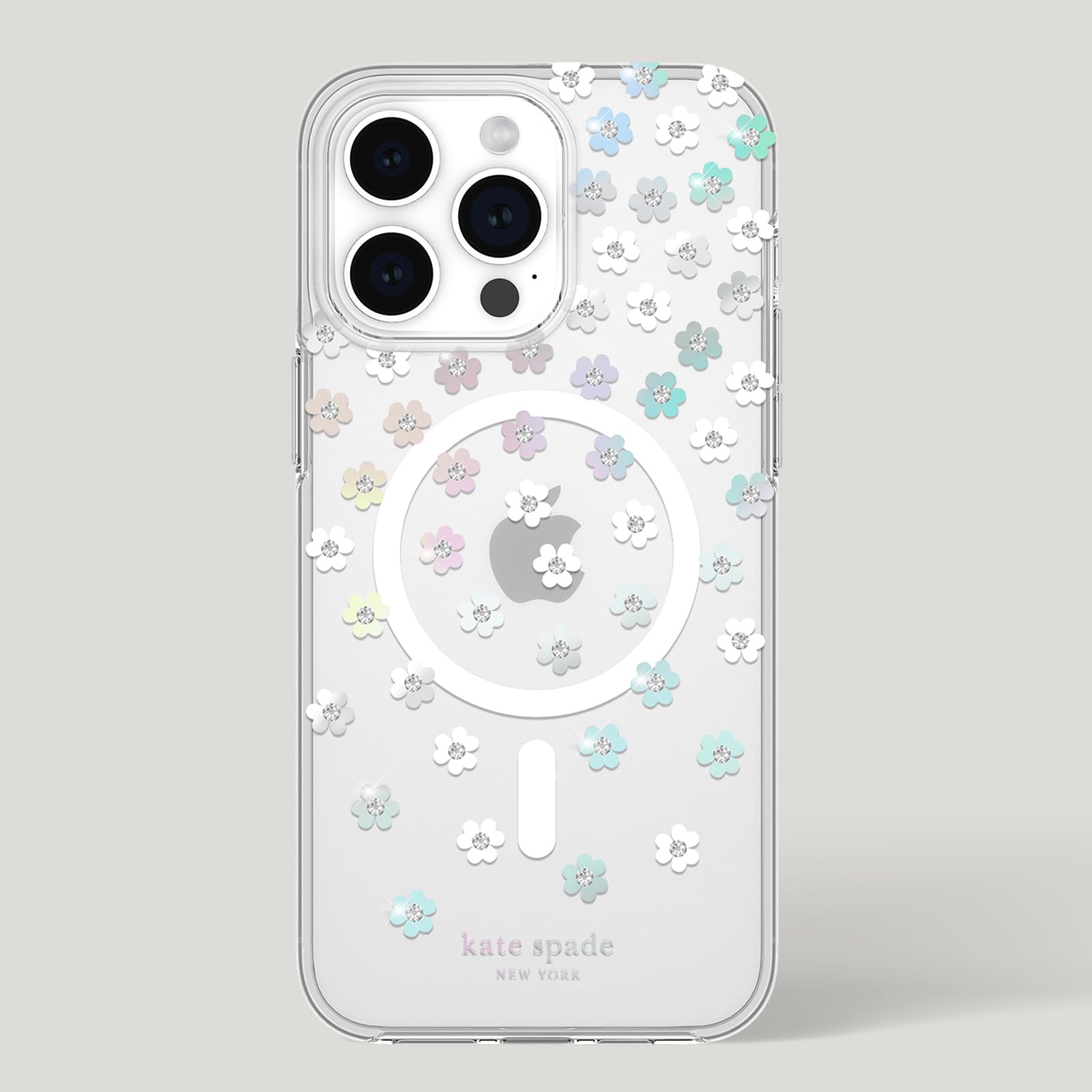 Foto 8 pulgar | Funda De Teléfono Kate Spade New York Iphone 15 Pro Max Con Flores Dispersas - Venta Internacional.