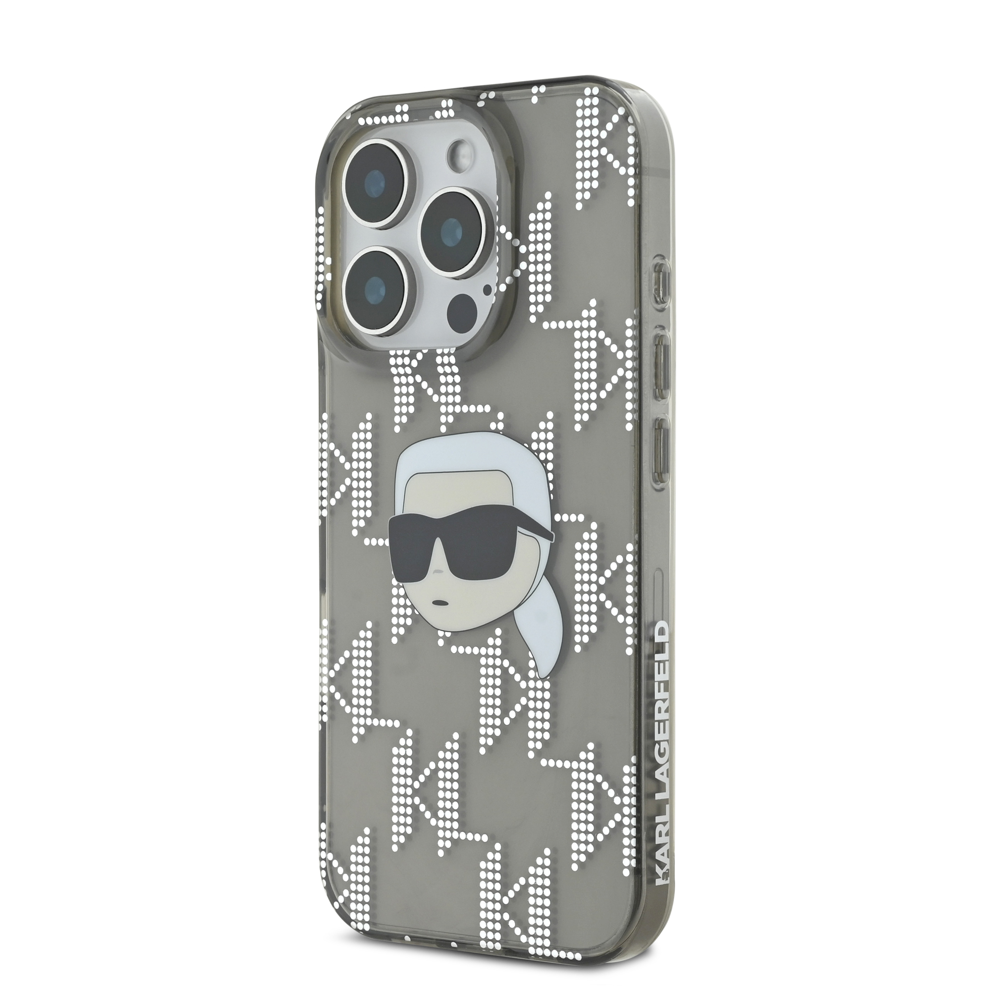 Foto 2 | Funda Karl Monograma Cara Karl Para Iphone 16 Pro - Negro