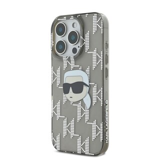 Foto 2 | Funda Karl Monograma Cara Karl Para Iphone 16 Pro - Negro