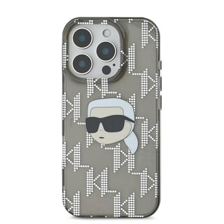 Foto 3 | Funda Karl Monograma Cara Karl Para Iphone 16 Pro - Negro