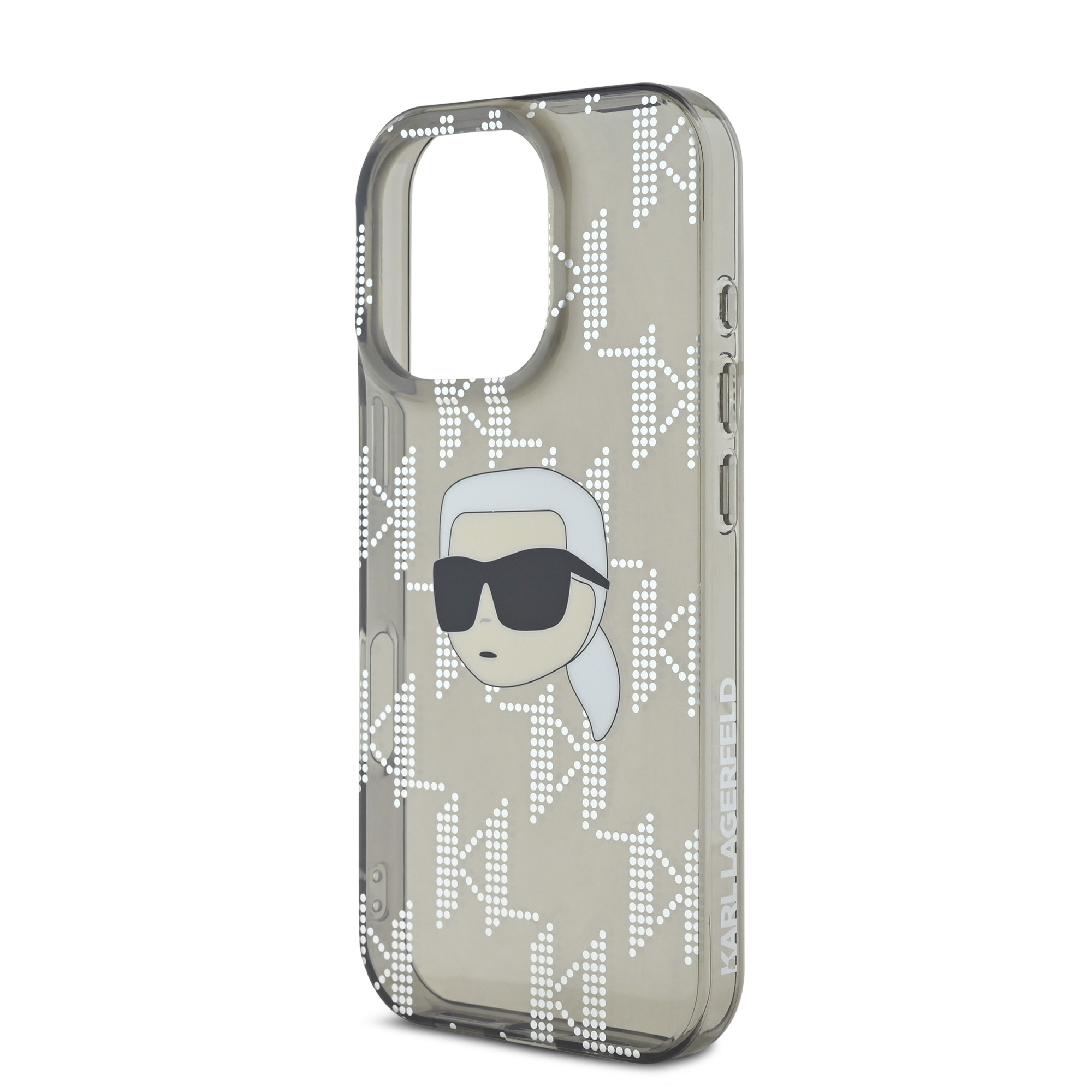 Foto 7 pulgar | Funda Karl Monograma Cara Karl Para Iphone 16 Pro - Negro