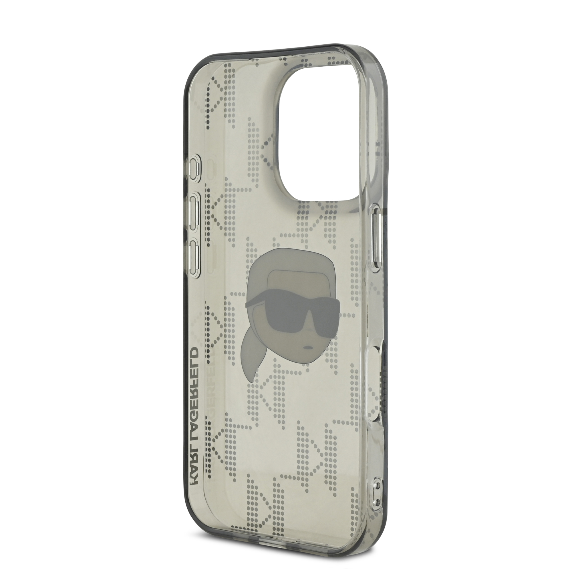Foto 8 pulgar | Funda Karl Monograma Cara Karl Para Iphone 16 Pro - Negro