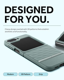 Foto 3 | Funda Protectora Caseology Parallax 3d Ergonómica Para Samsung Z Flip 6 - Venta Internacional.