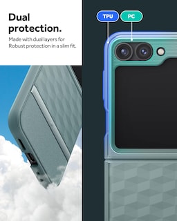 Foto 5 | Funda Protectora Caseology Parallax 3d Ergonómica Para Samsung Z Flip 6 - Venta Internacional.