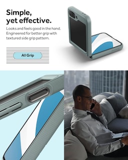 Foto 6 | Funda Protectora Caseology Parallax 3d Ergonómica Para Samsung Z Flip 6 - Venta Internacional.