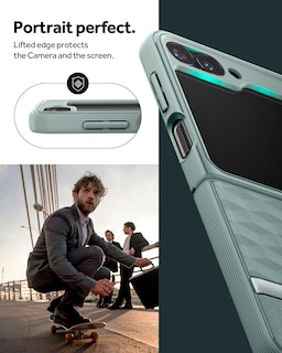 Foto 7 | Funda Protectora Caseology Parallax 3d Ergonómica Para Samsung Z Flip 6 - Venta Internacional.