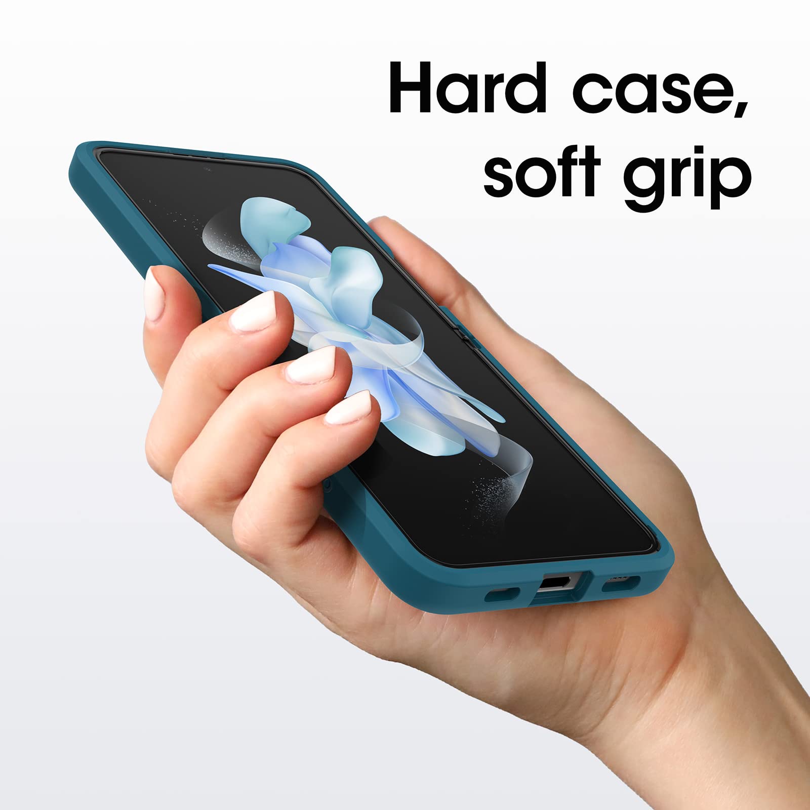 Foto 4 pulgar | Funda Otterbox Thin Flex Series Para Samsung Z Flip4, Color Azul - Venta Internacional.