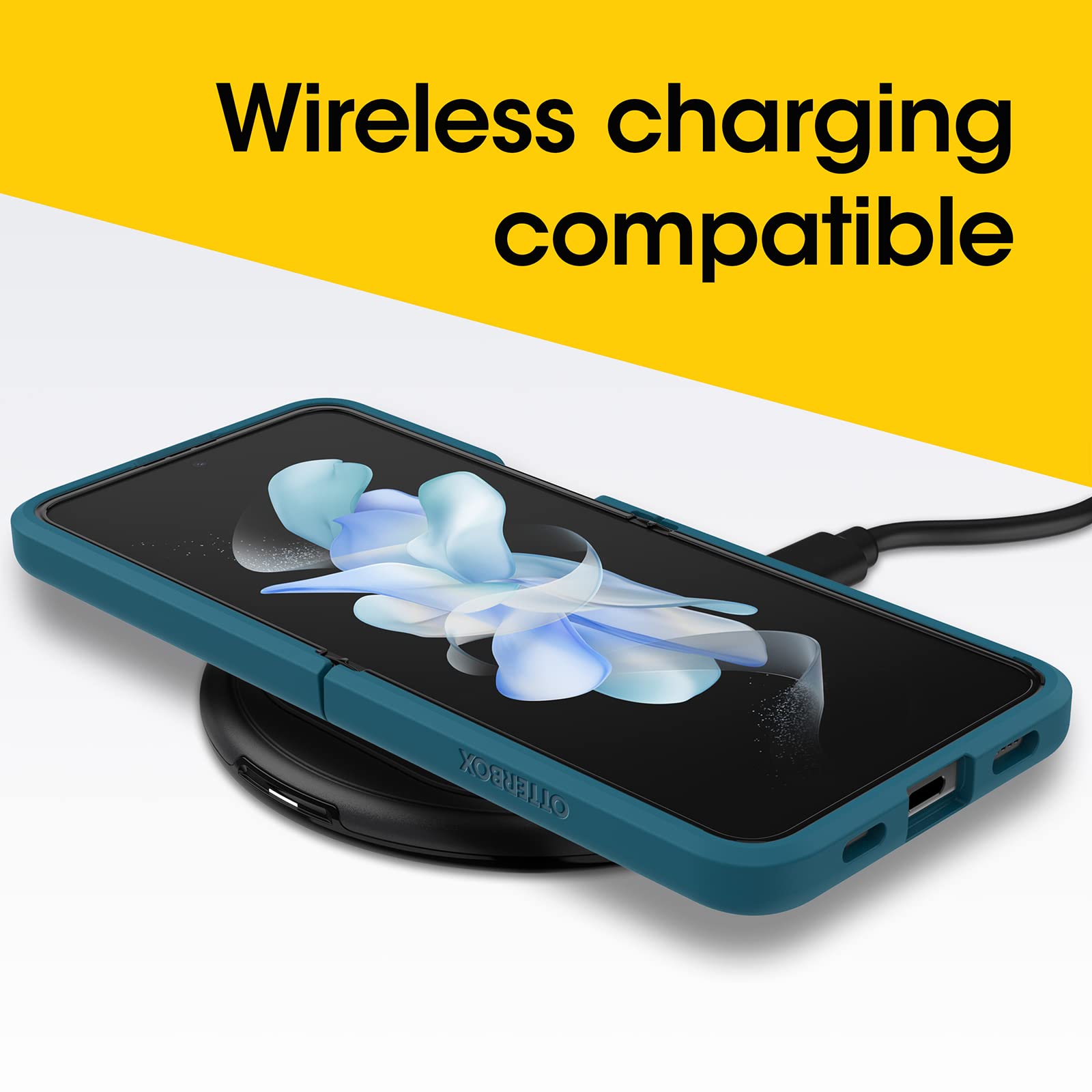 Foto 6 | Funda Otterbox Thin Flex Series Para Samsung Z Flip4, Color Azul - Venta Internacional.