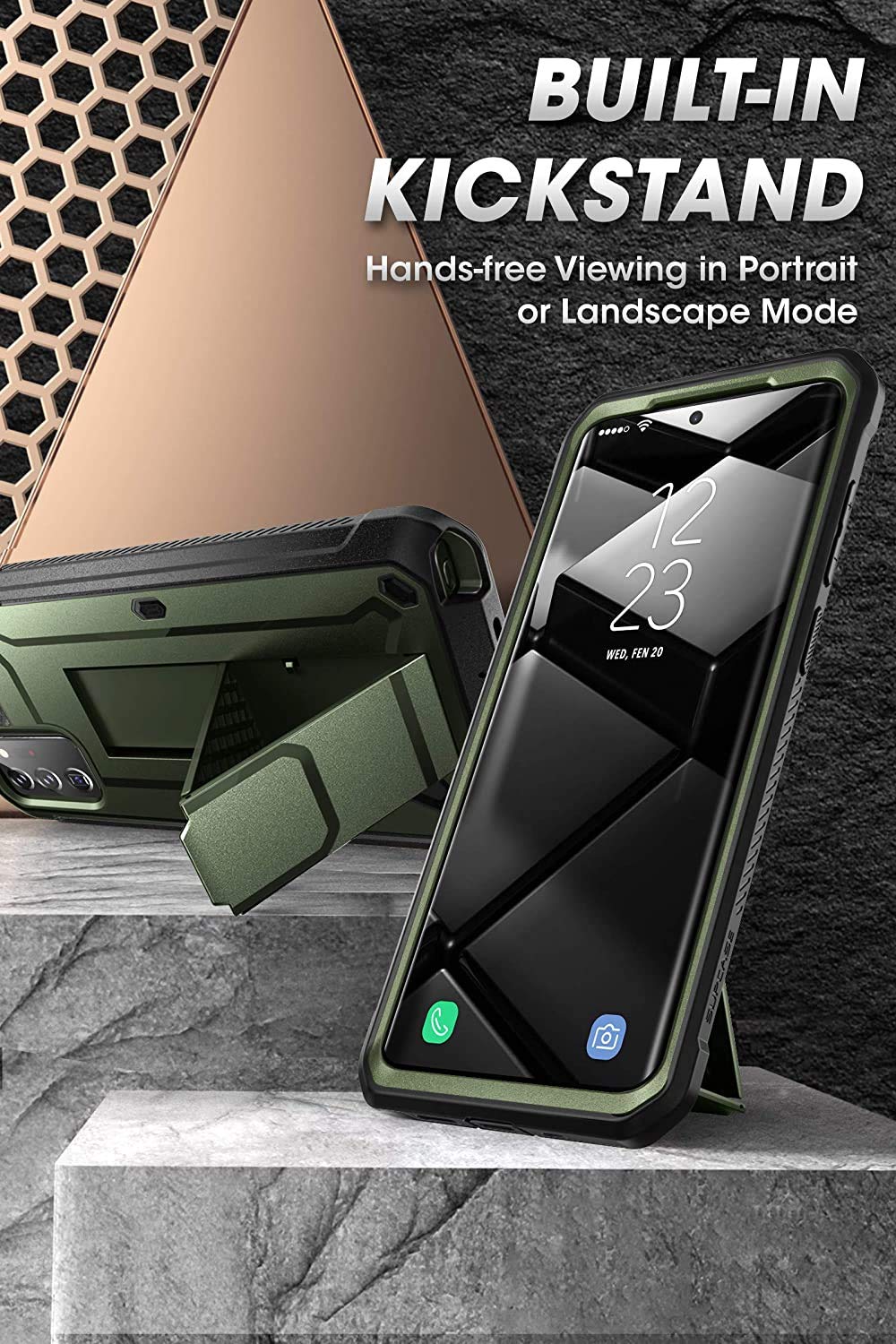 Foto 4 pulgar | Funda Supcase Unicorn Beetle Pro Para Samsung Galaxy Note 20 Ultra - Venta Internacional.