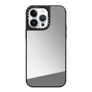 Foto 1 | Funda De Teléfono Tify Mirror Plateada Sobre Negro Para Iphone 14 Pro Max - Venta Internacional.