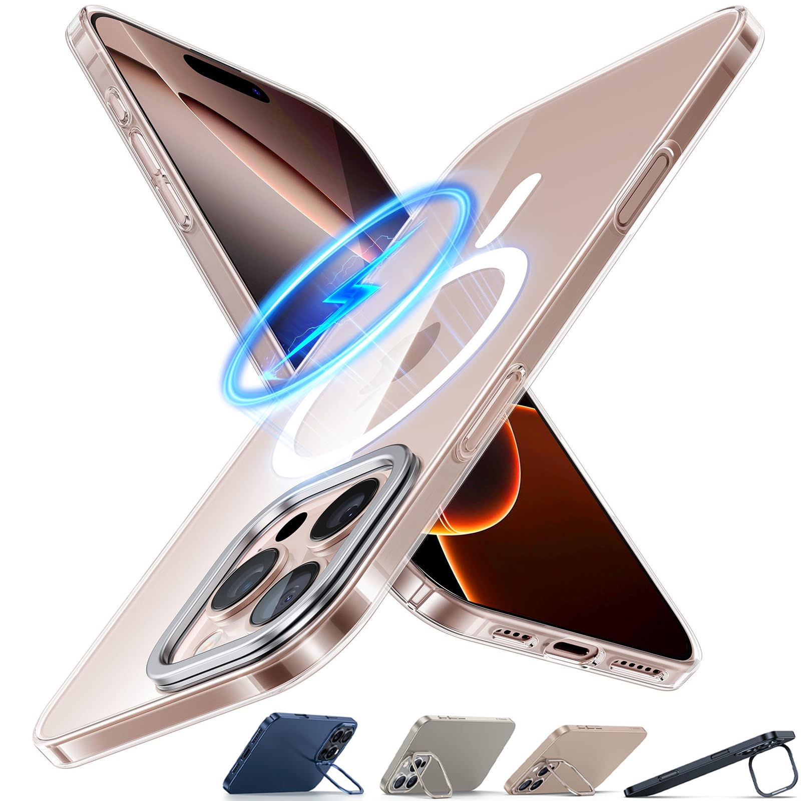 Foto 2 pulgar | Funda De Teléfono Torras Magnetic Slim Fit Para Iphone 16 Pro Max - Venta Internacional.