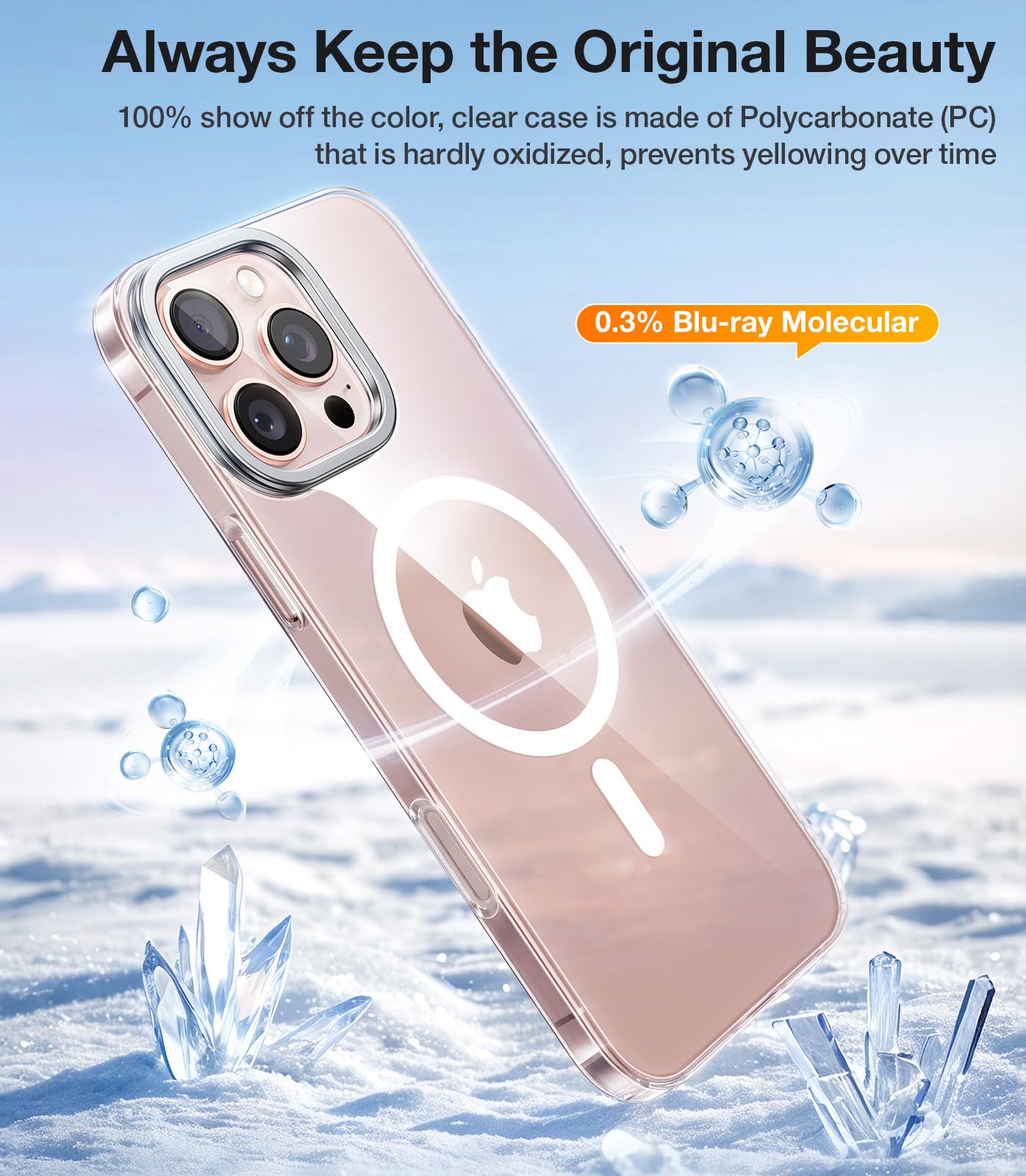 Foto 3 | Funda De Teléfono Torras Magnetic Slim Fit Para Iphone 16 Pro Max - Venta Internacional.