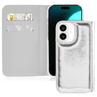 Foto 1 | Funda De Teléfono Kate Spade New York Wallet Folio Para Iphone 16 Plateada - Venta Internacional.