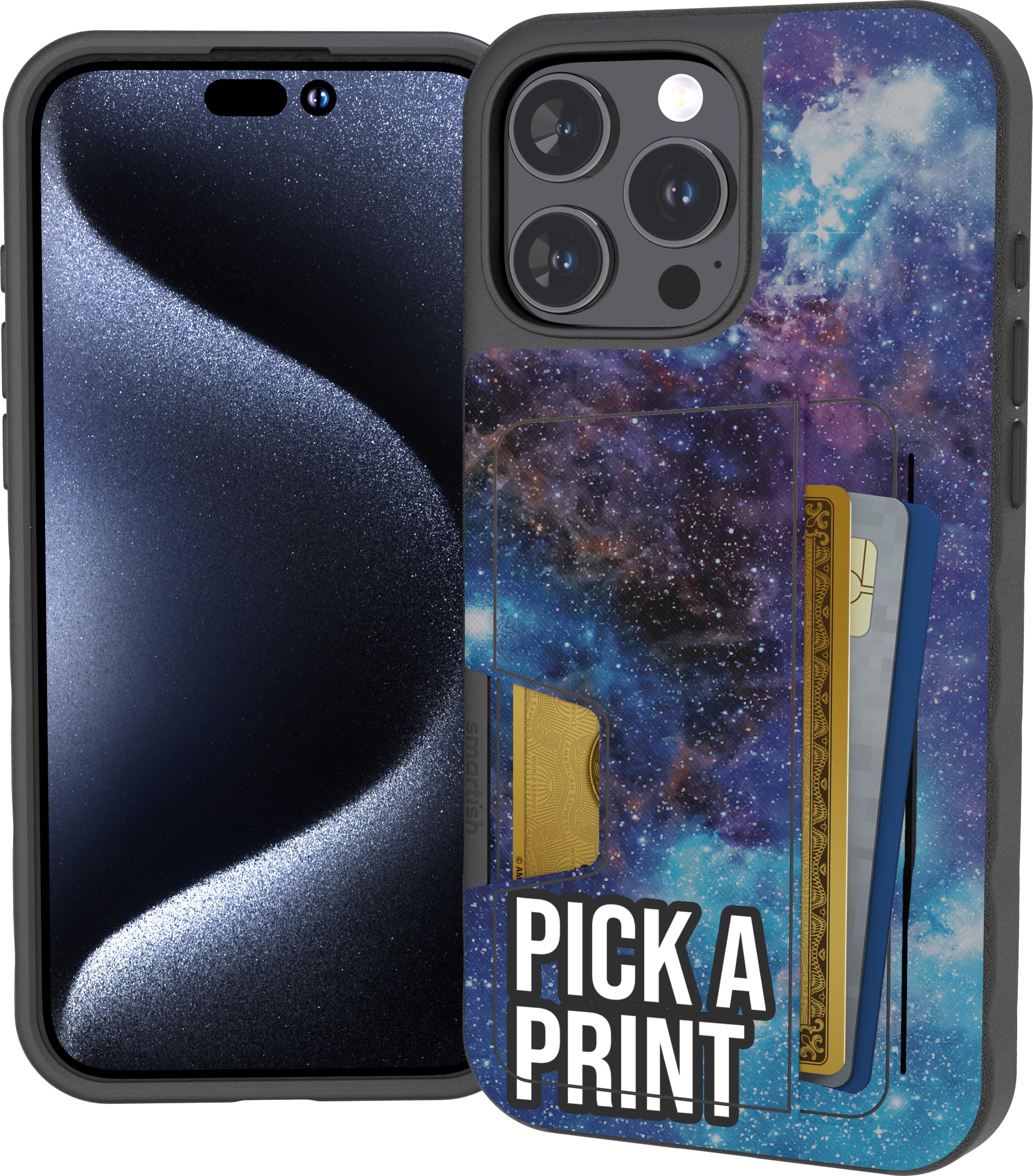 Foto 1 | Funda Tipo Cartera Smartish  Para Iphone 16 Pro Max Wallet Slayer Vol 2 - Venta Internacional.