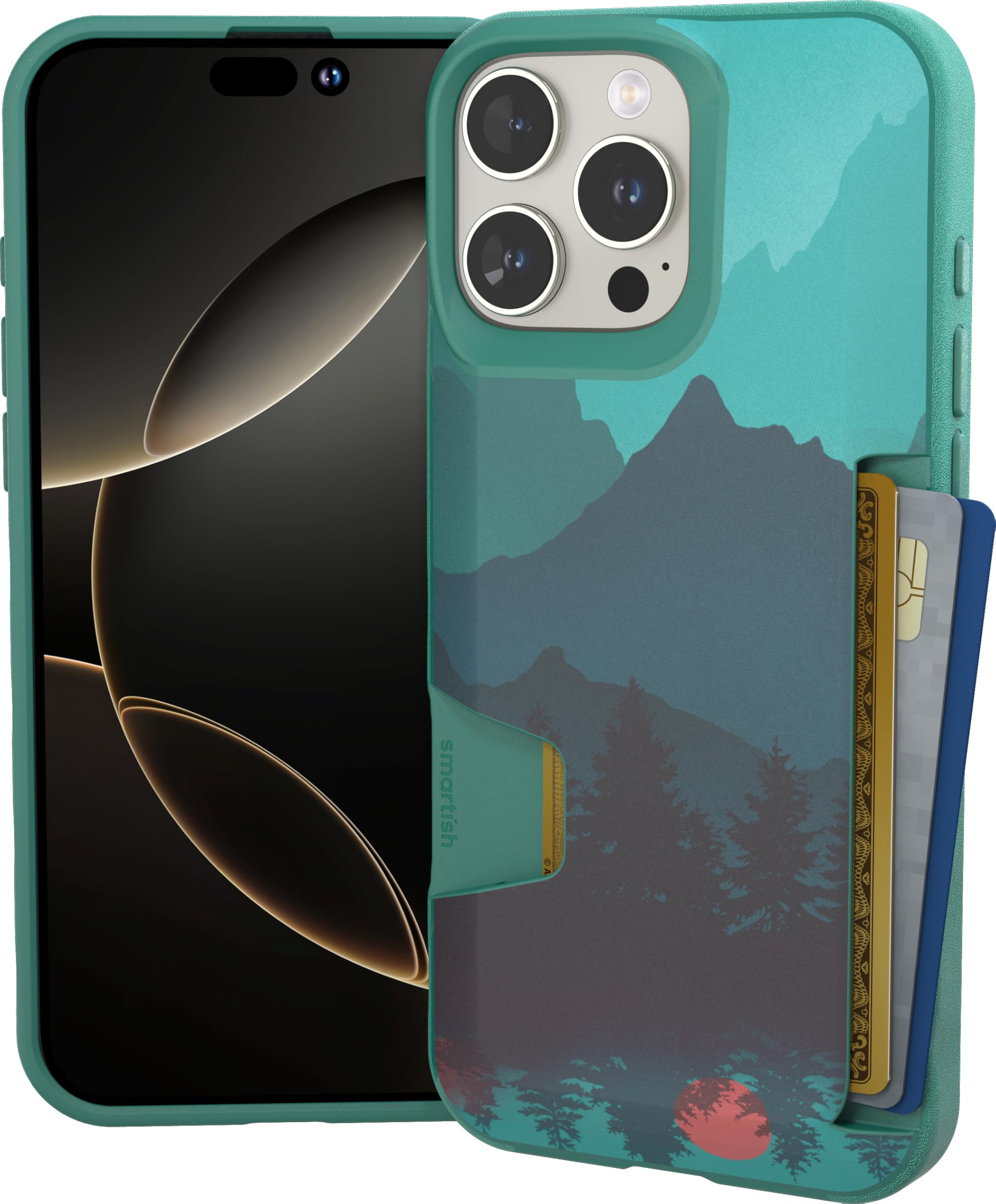 Foto 2 pulgar | Funda Tipo Cartera Smartish  Para Iphone 16 Pro Max Wallet Slayer, Vol. 1 - Venta Internacional.