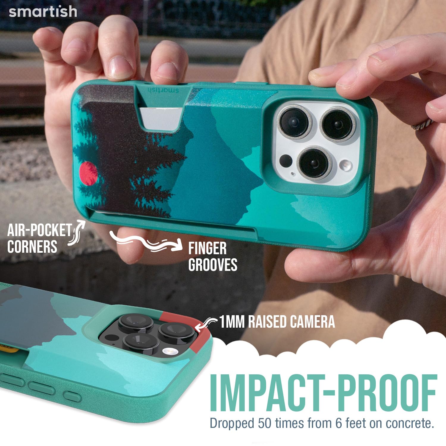 Foto 5 pulgar | Funda Tipo Cartera Smartish  Para Iphone 16 Pro Max Wallet Slayer, Vol. 1 - Venta Internacional.