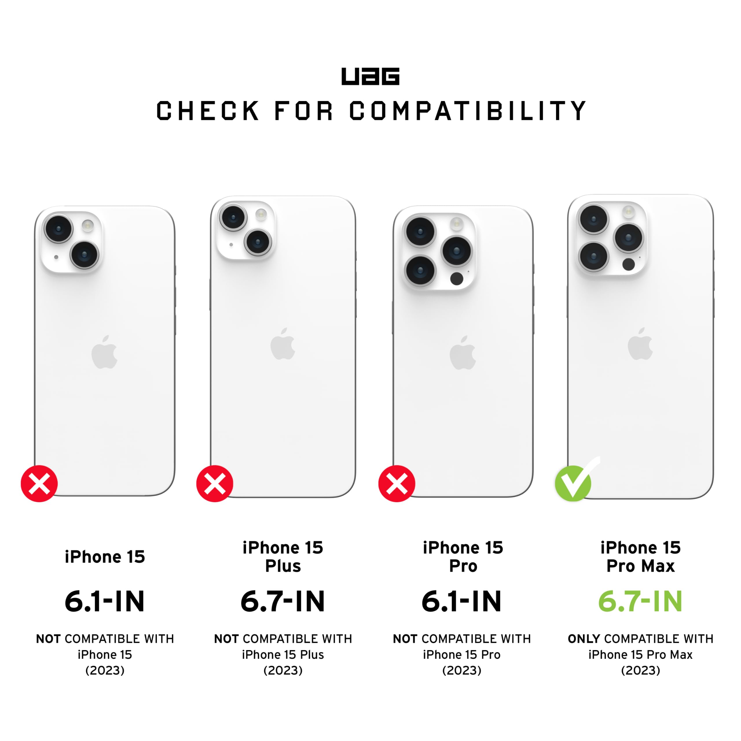 Foto 3 pulgar | Funda Urban Armor Gear Uag Essential Armor Para Iphone 15 Pro Max - Venta Internacional.