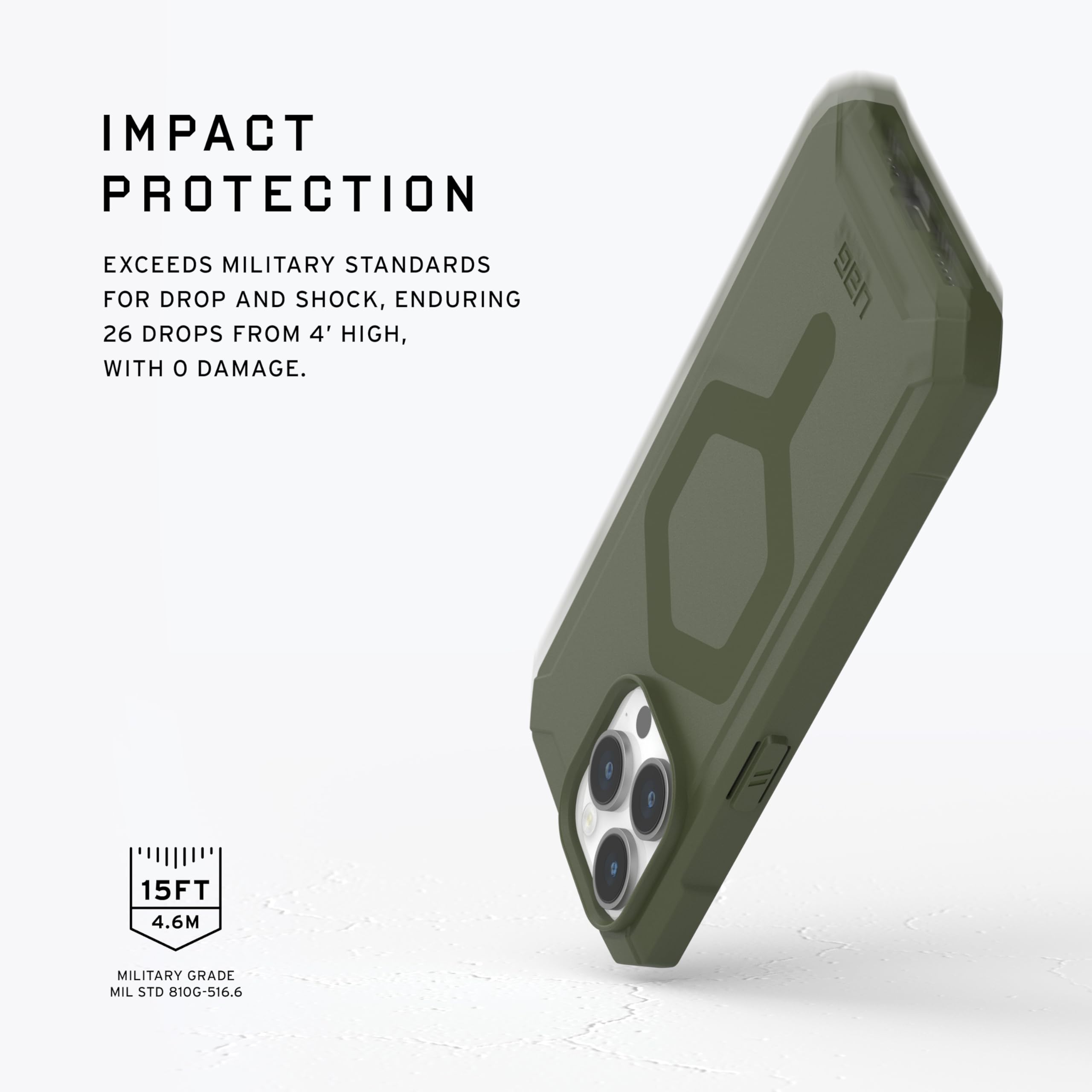 Foto 4 pulgar | Funda Urban Armor Gear Uag Essential Armor Para Iphone 15 Pro Max - Venta Internacional.