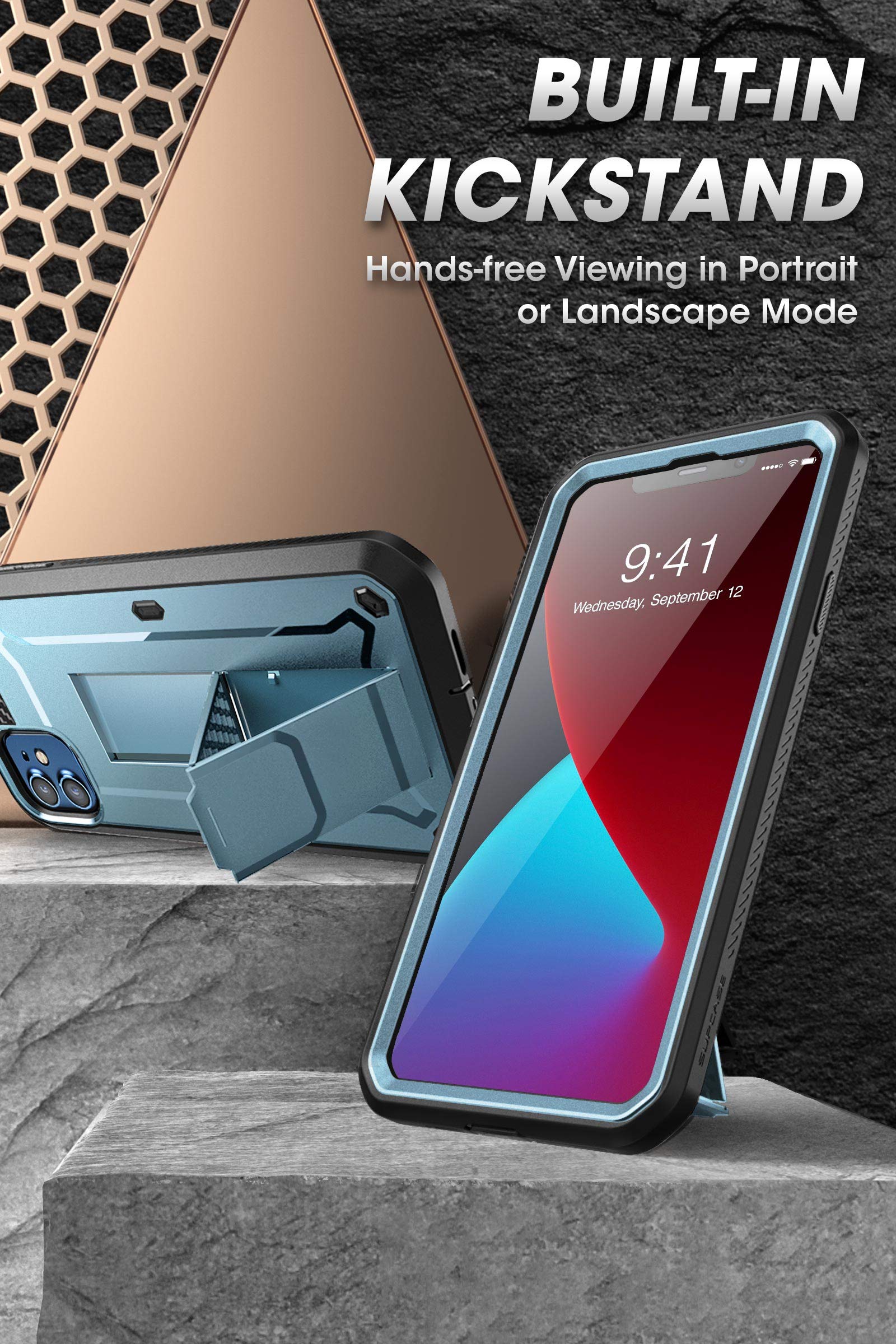 Foto 4 pulgar | Funda Para Teléfono Supcase Unicorn Beetle Pro Iphone 12/12 Pro 6.1 - Venta Internacional.